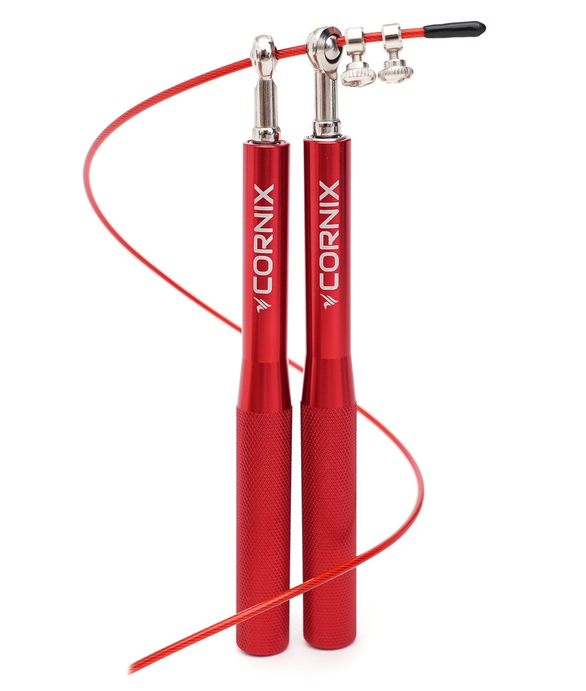 Скакалка швидкісна для кросфіту Cornix Speed Rope XR-0158 Red — фото 1