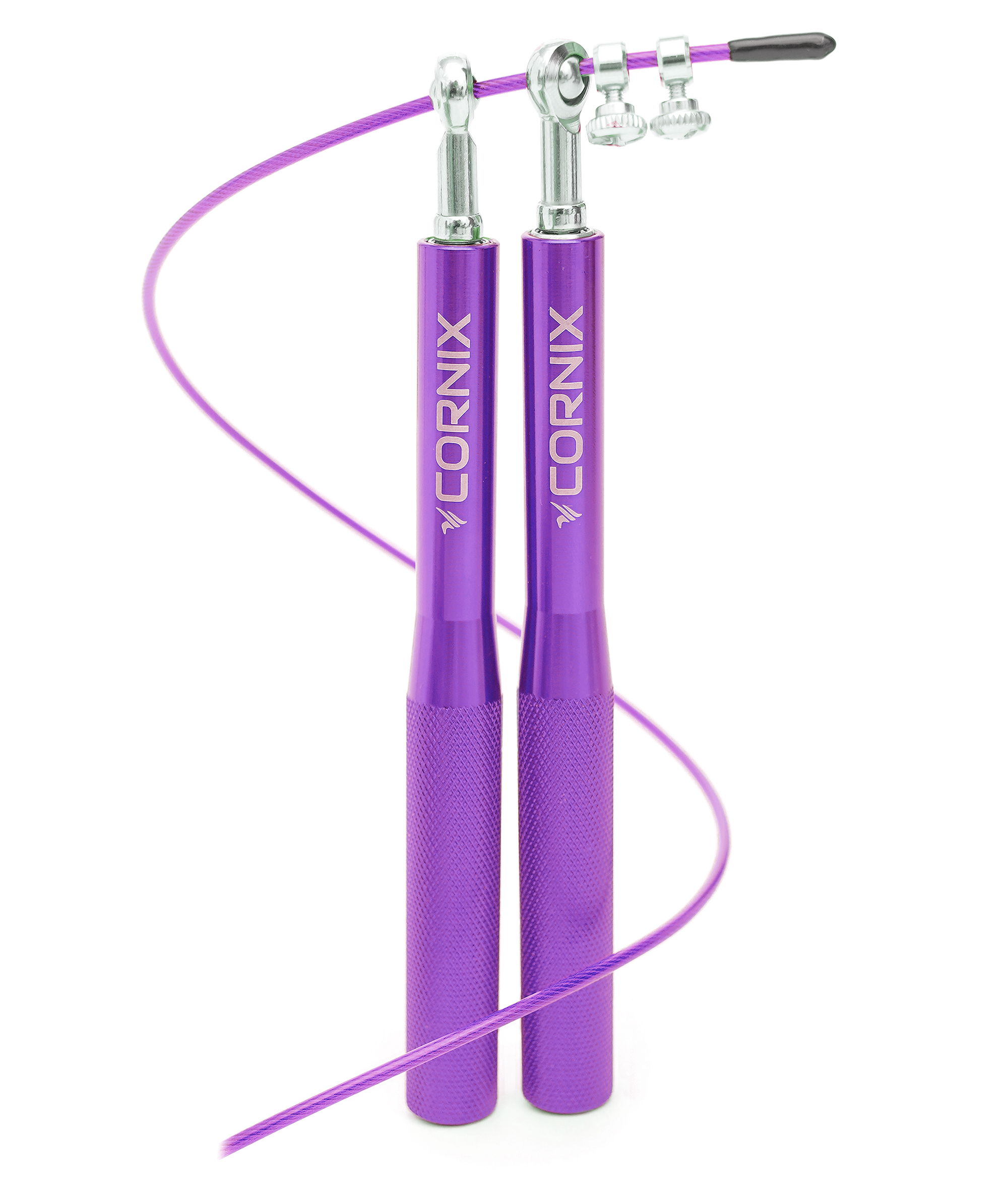 Скакалка швидкісна для кросфіту Cornix Speed Rope XR-0159 Purple — фото 1