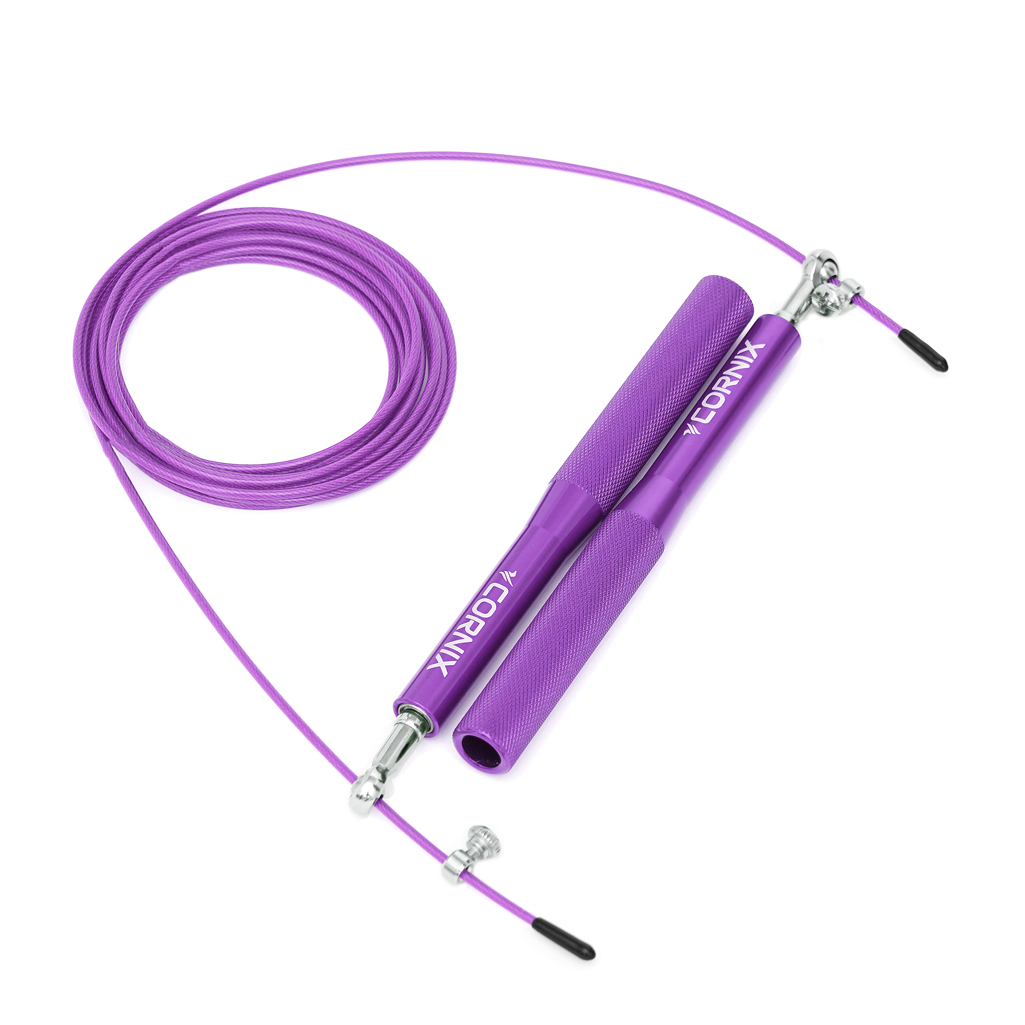 Скакалка швидкісна для кросфіту Cornix Speed Rope XR-0159 Purple — фото 2