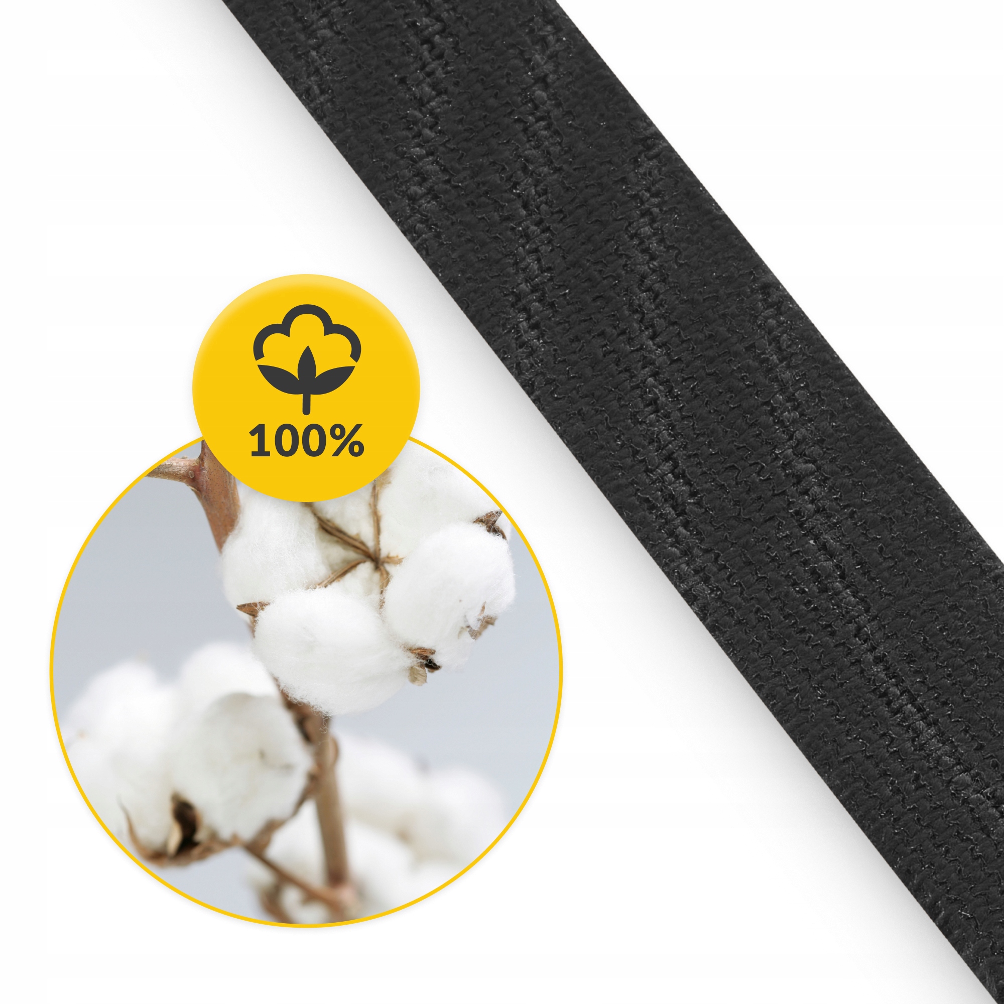 Стрічка кінезіологічна (кінезіо тейп) 4FIZJO 1 см x 5 м Black (P-5905973400787) — фото 4