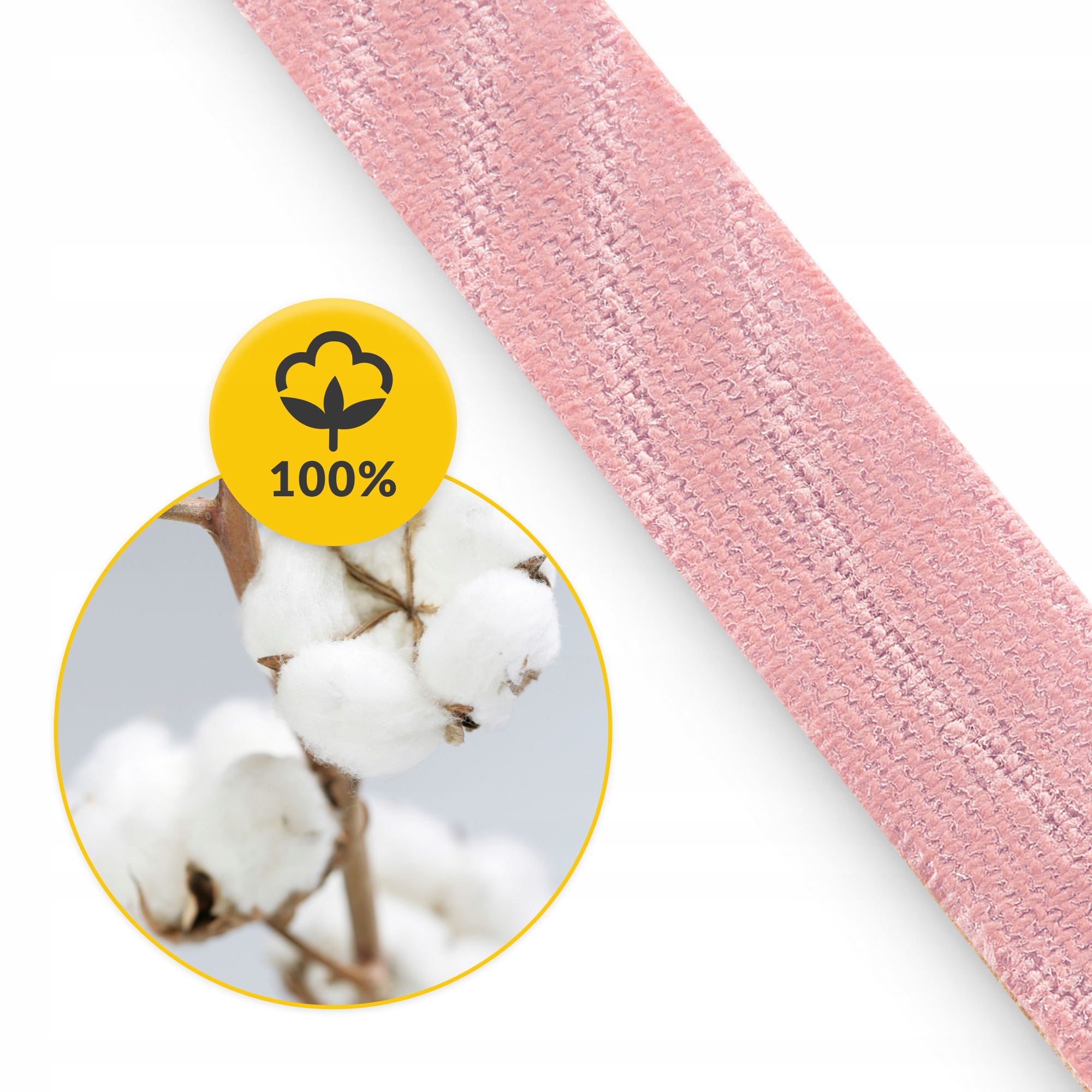 Стрічка кінезіологічна (кінезіо тейп) 4FIZJO 1 см x 5 м Light Pink (P-5905973400794) — фото 2
