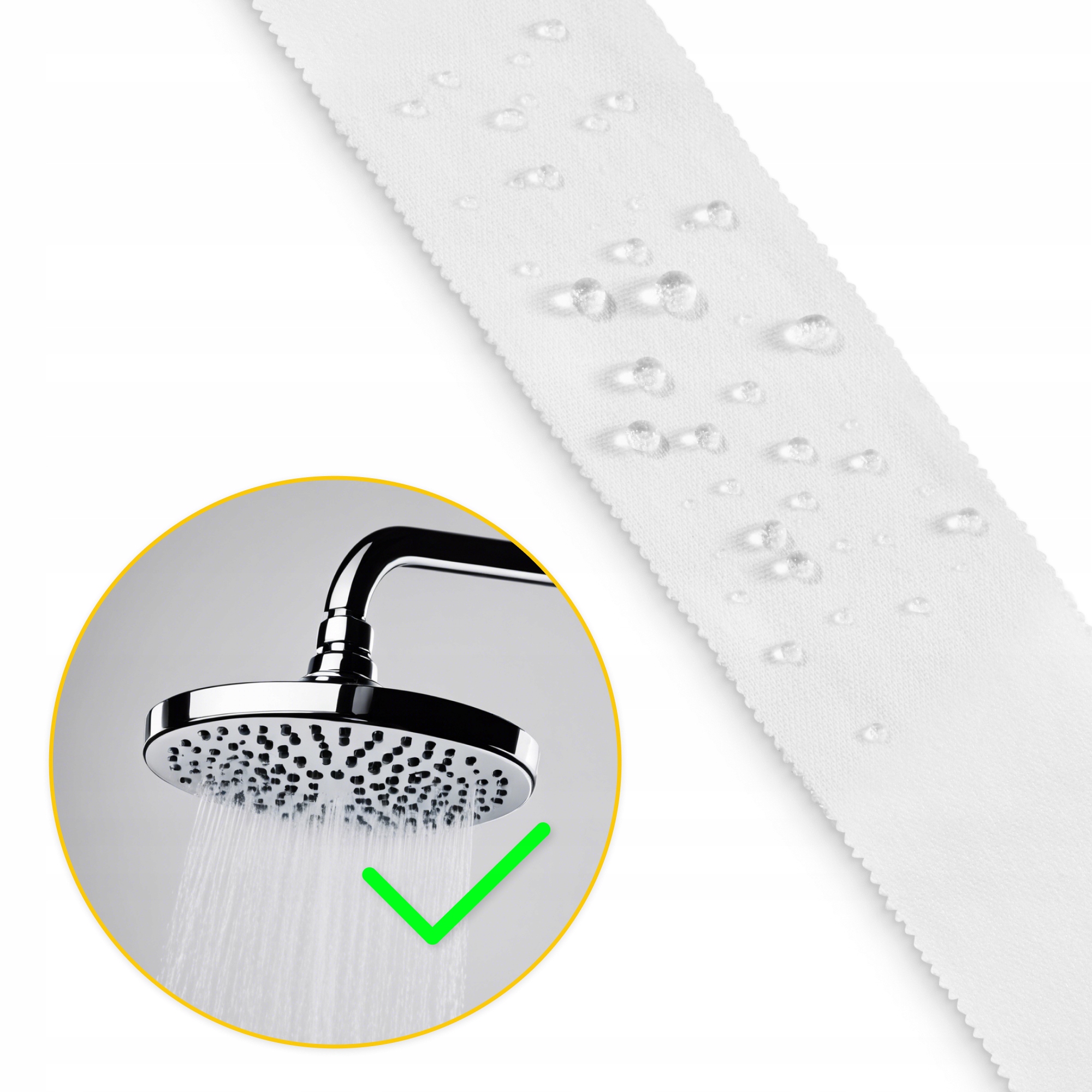 Стрічка кінезіологічна (кінезіо тейп) 4FIZJO Rigid Tape 5 см x 10 м жорстка White (P-5905973400824) — фото 5