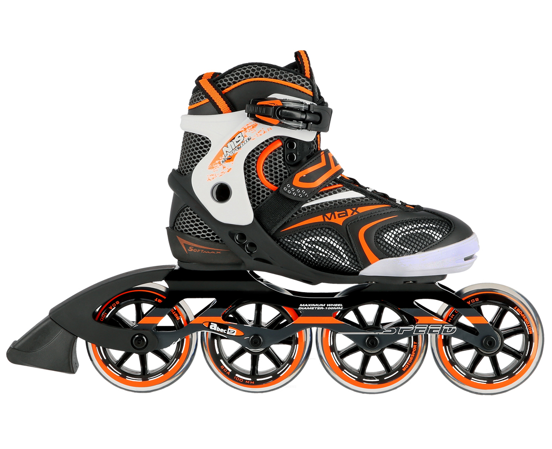Роликові ковзани Nils Extreme NA1060S Size 39 Чорний/Помаранчевий