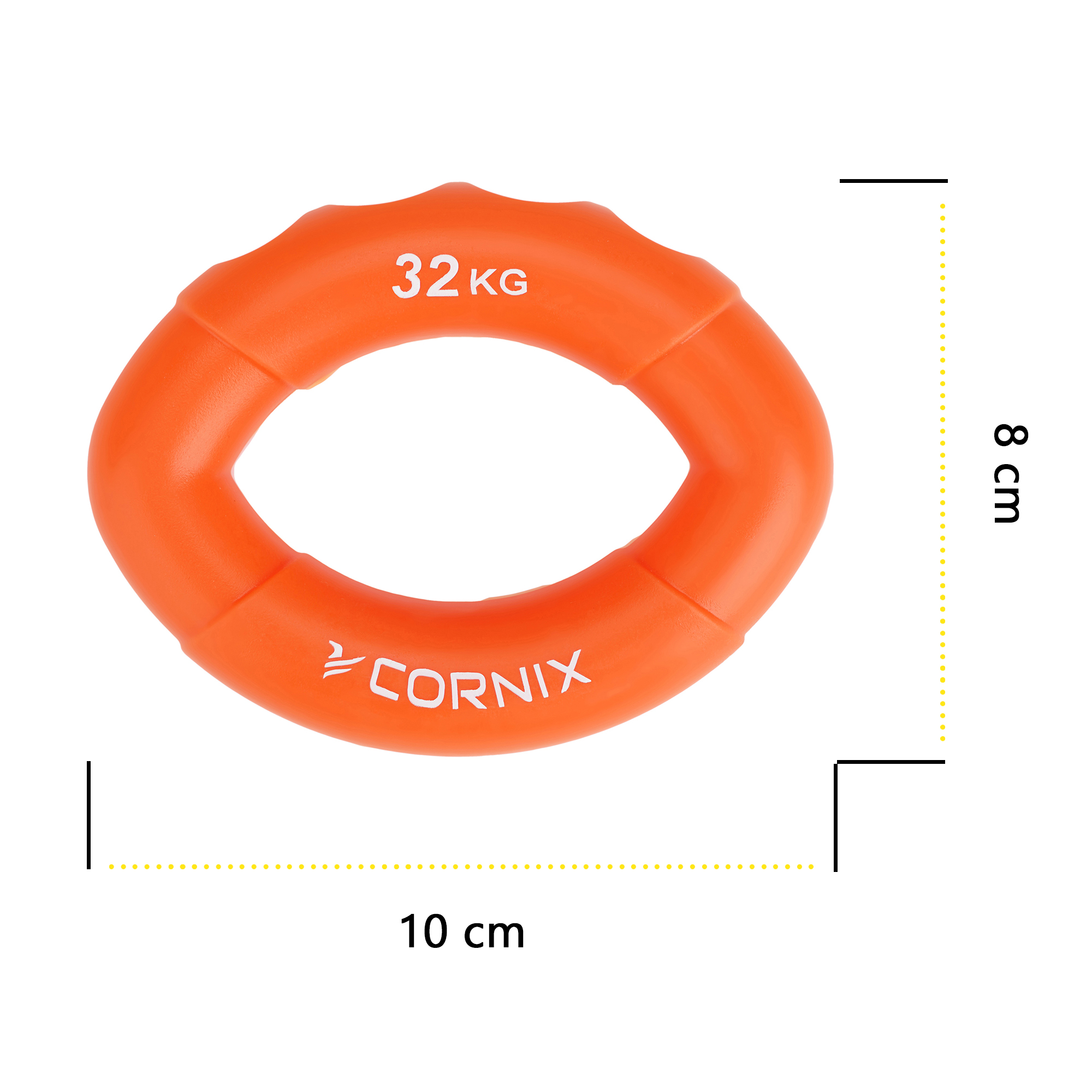 Еспандер кистьовий силіконовий Cornix 32 кг XR-0076 — мініатюра 6