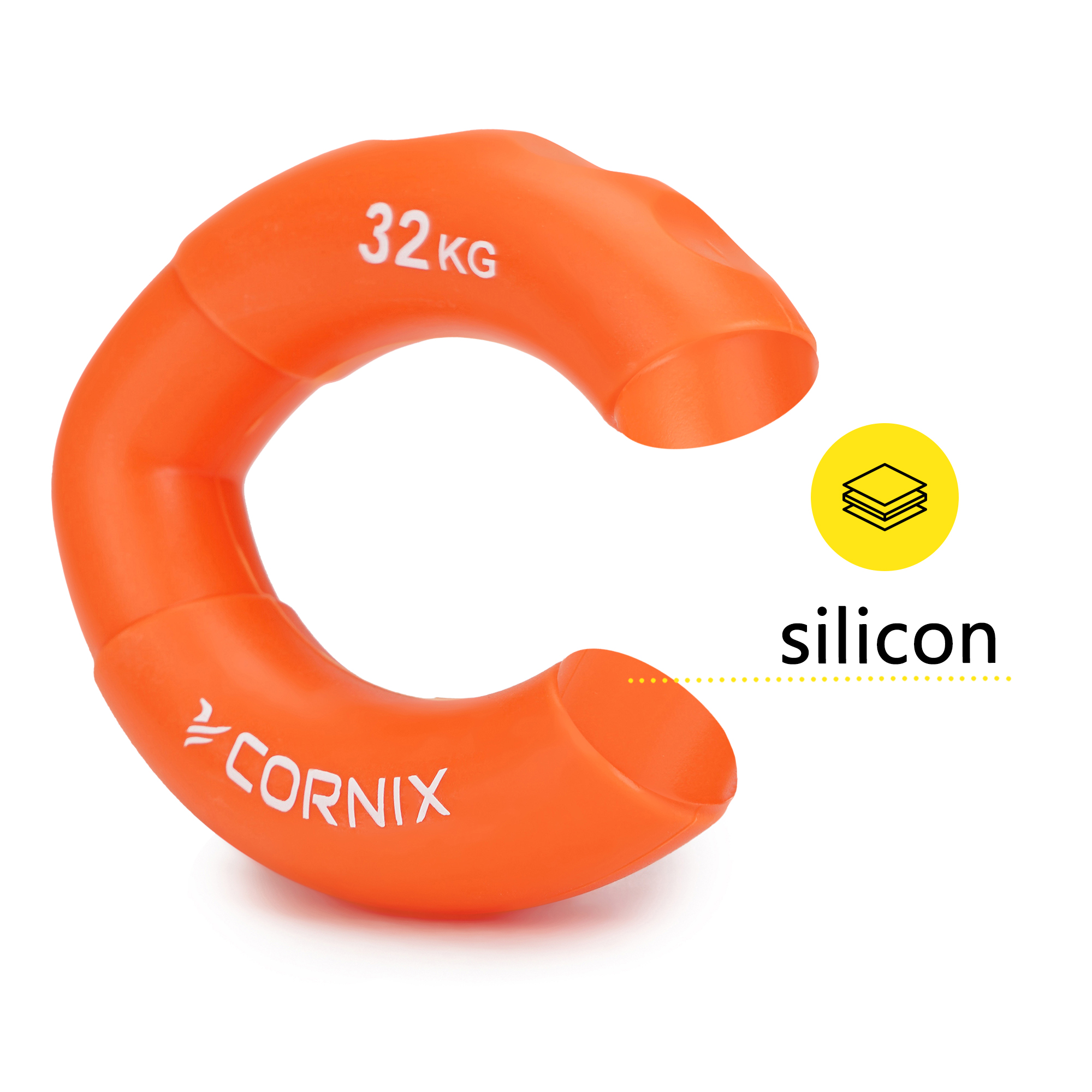 Еспандер кистьовий силіконовий Cornix 32 кг XR-0076 — фото 2