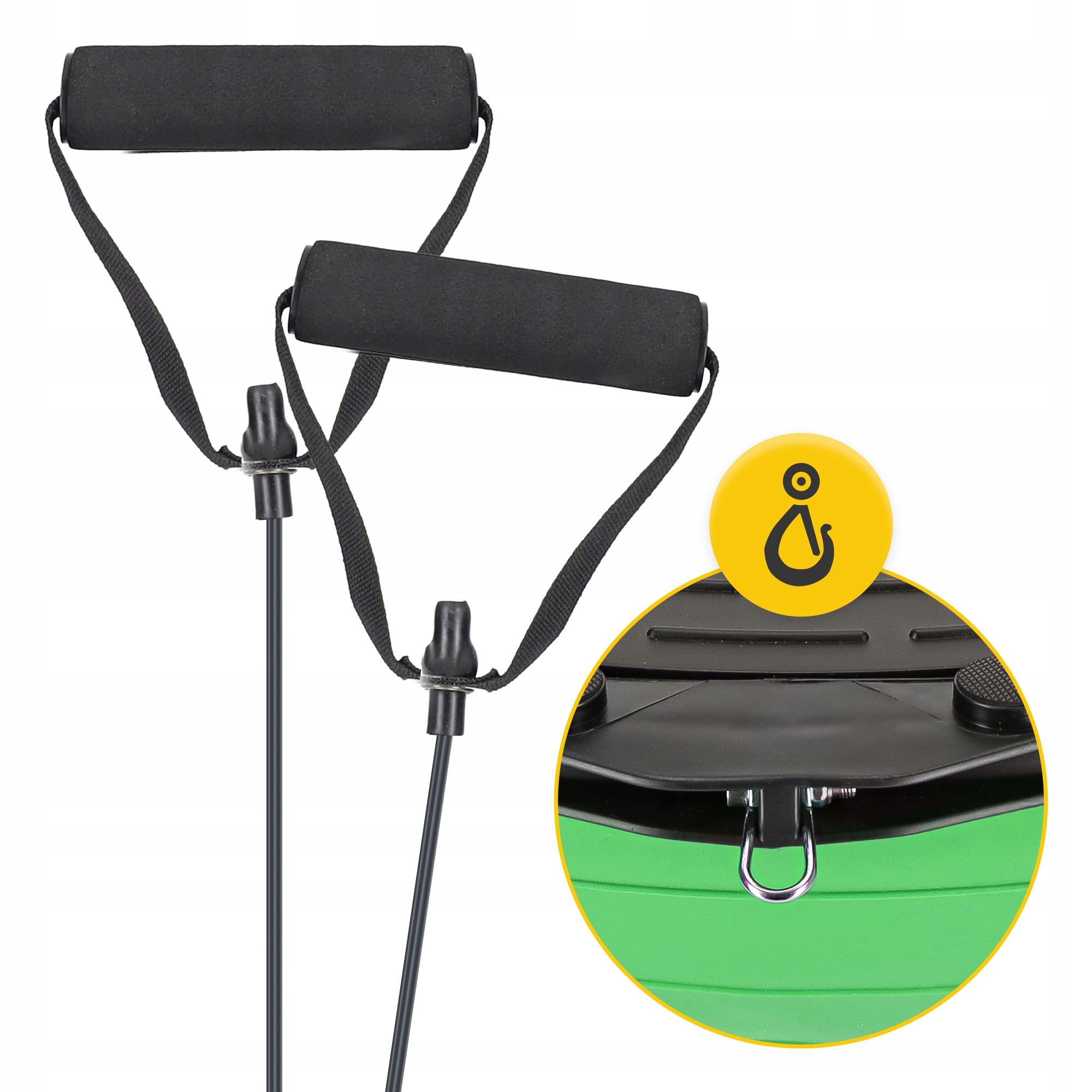 Балансувальна платформа 4FIZJO Bosu Ball 60 см Green (P-5907222931486) — мініатюра 10