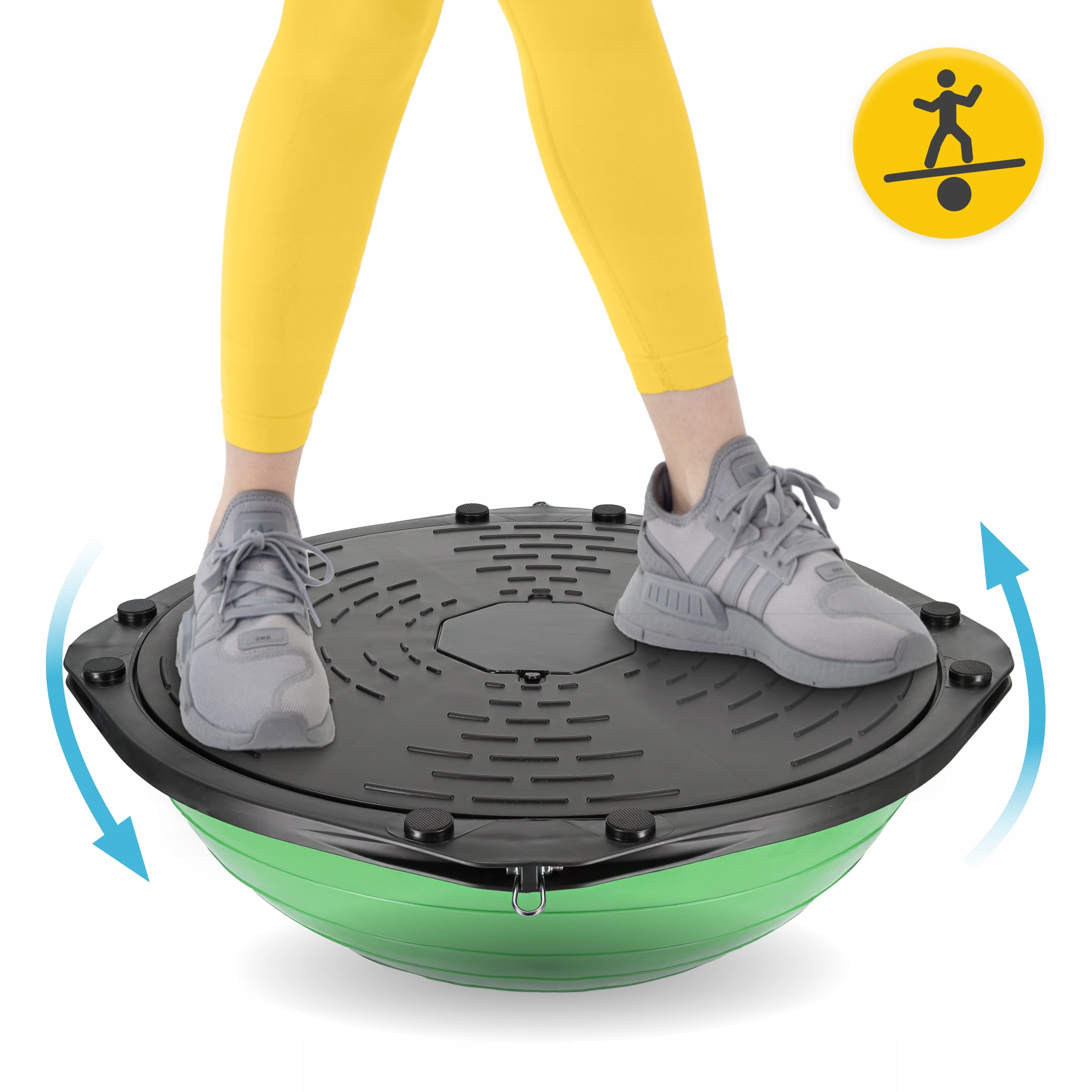 Балансувальна платформа 4FIZJO Bosu Ball 60 см Green (P-5907222931486) — фото 3