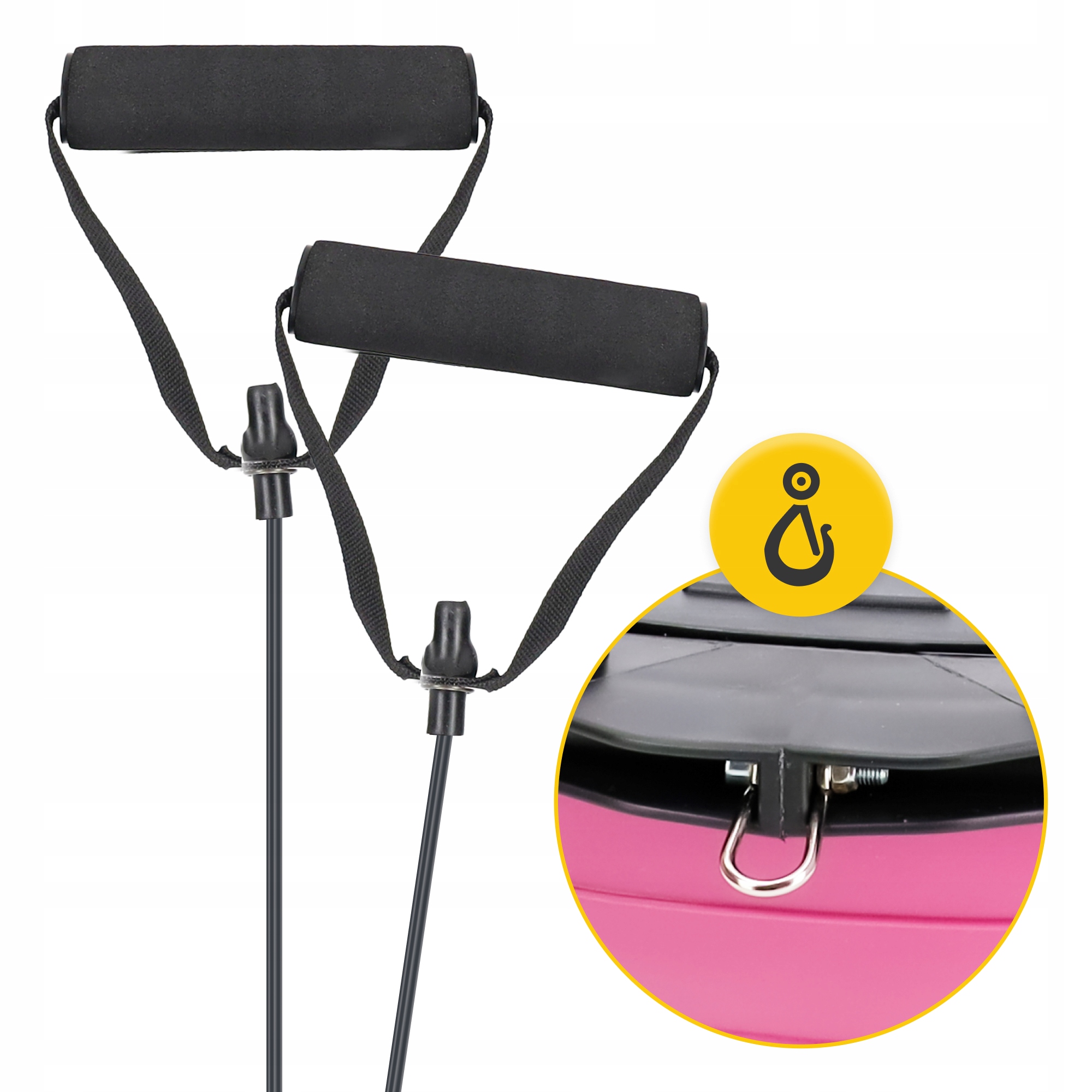 Балансувальна платформа 4FIZJO Bosu Ball 60 см Pink (P-5905973402453) — мініатюра 9