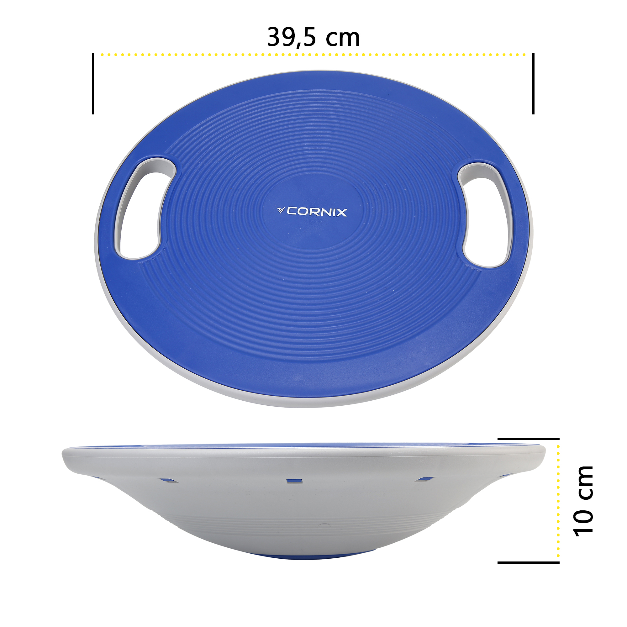 Балансувальна платформа Cornix кругла, пластикова XR-0445 Blue/Grey — мініатюра 6