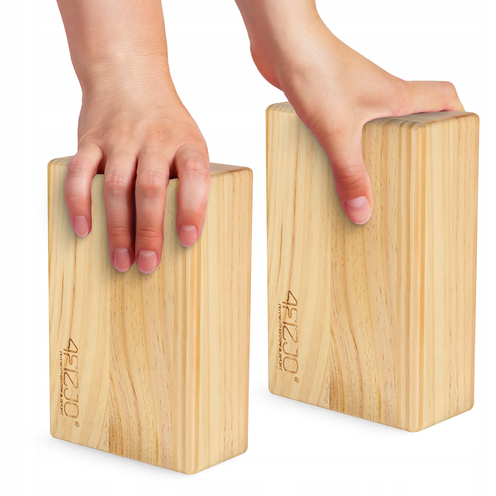 Блок для йоги 4FIZJO дерев'яний 22 x 14.5 x 7.2 см (P-5907739313409) — мініатюра 7