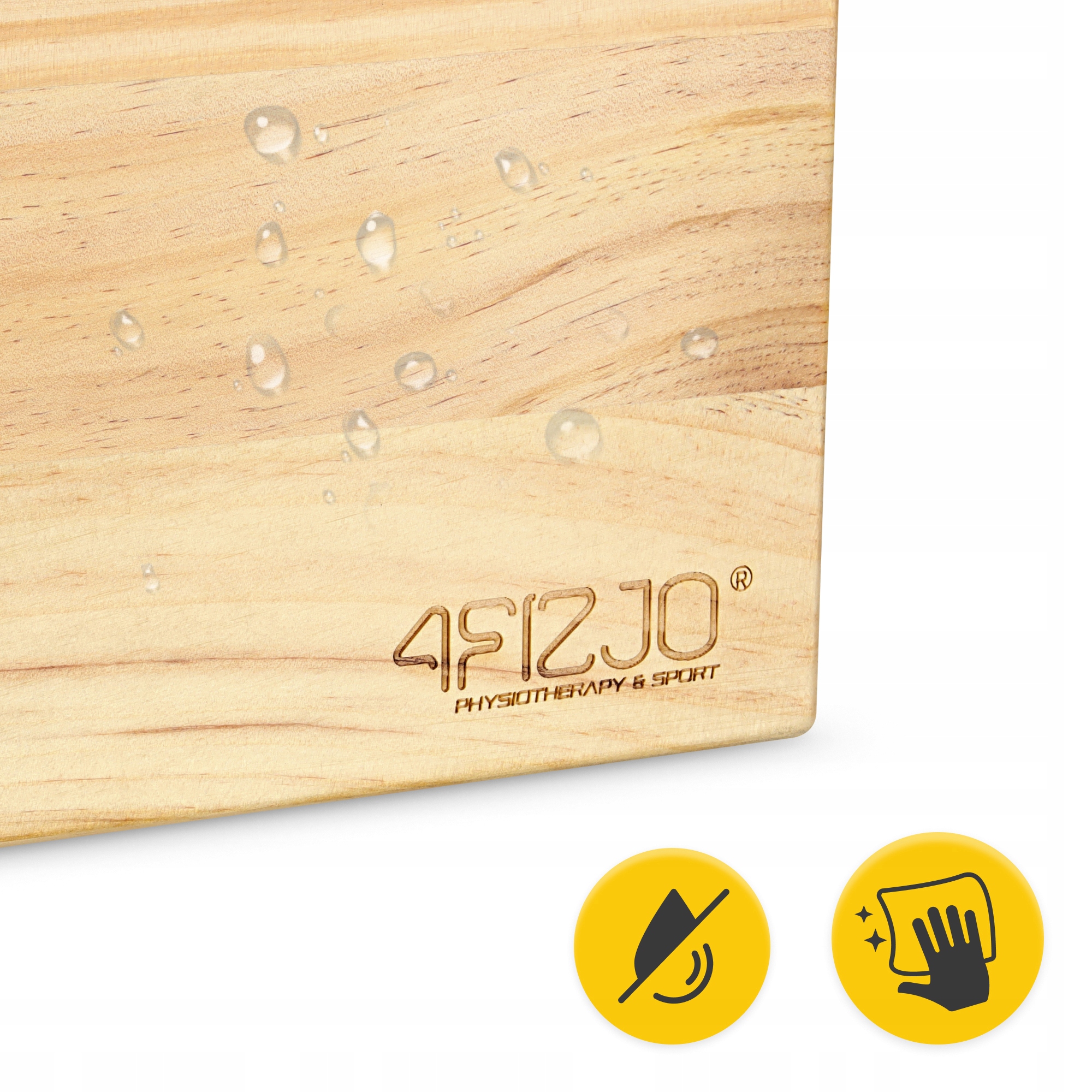 Блок для йоги 4FIZJO дерев'яний 22 x 14.5 x 7.2 см (P-5907739313409) — мініатюра 8