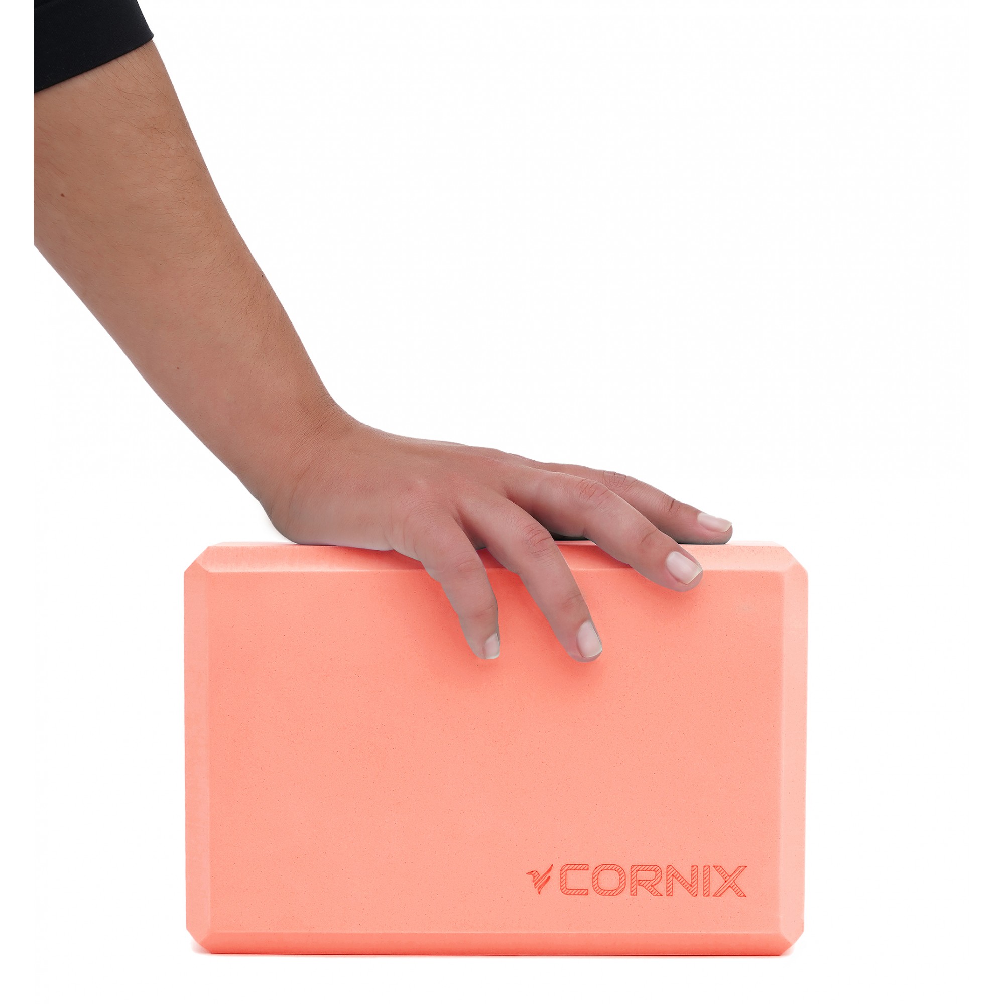 Блок для йоги Cornix EVA 22.8 x 15.2 x 7.6 см XR-0104 Orange — фото 2