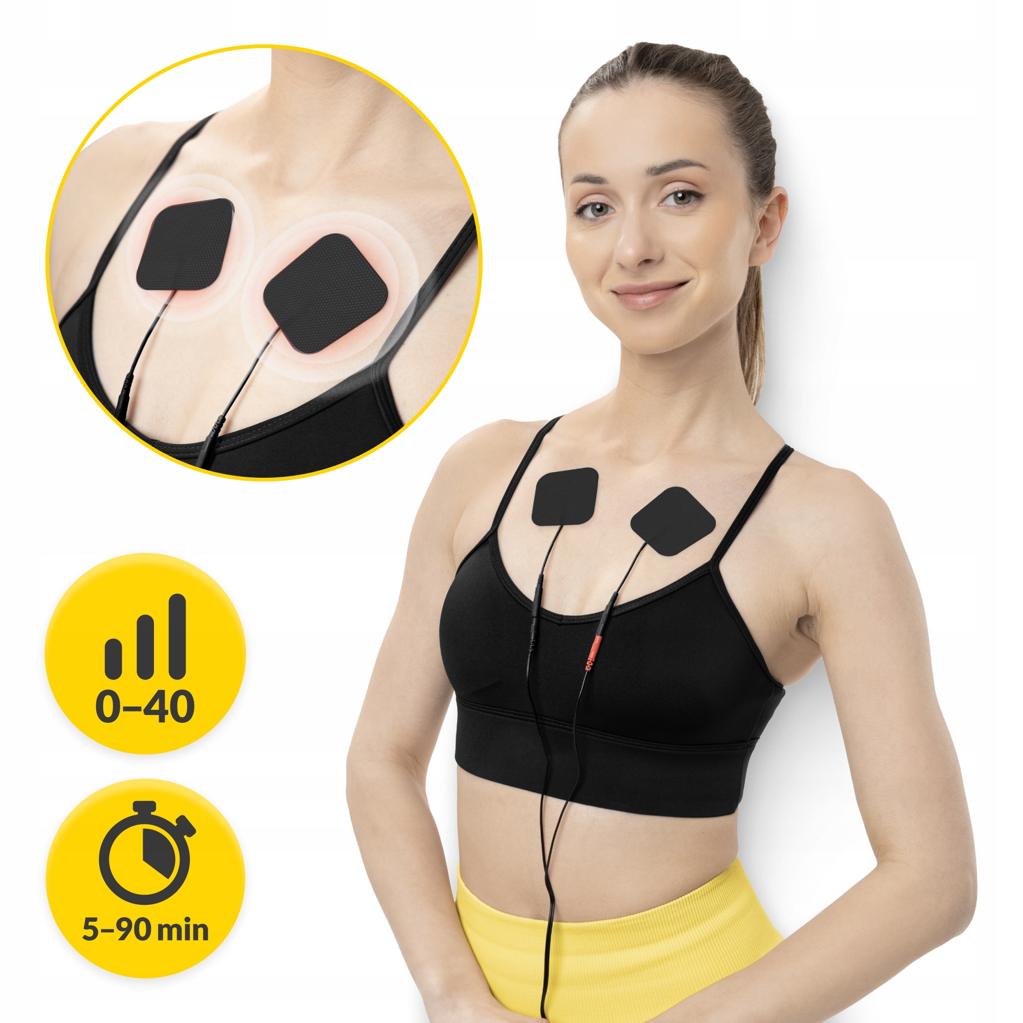 Апарат для електростимуляції м'язів 4FIZJO Combo LITE 3 в 1 (P-5905973401487)