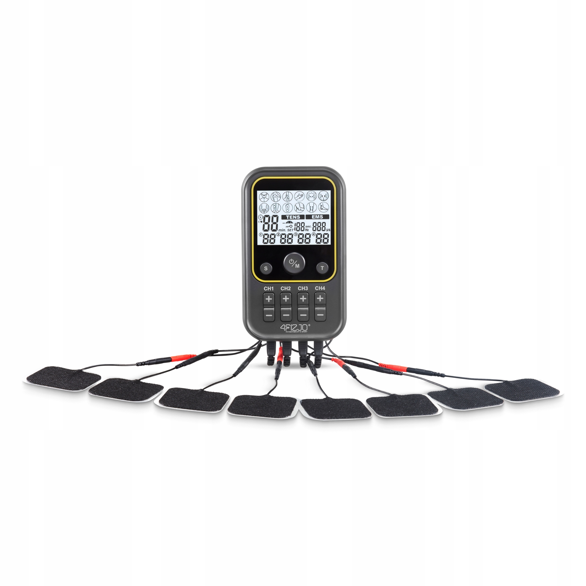 Апарат для електростимуляції м'язів 4FIZJO Combo PRO+ 2 в 1 (P-5907739317124)