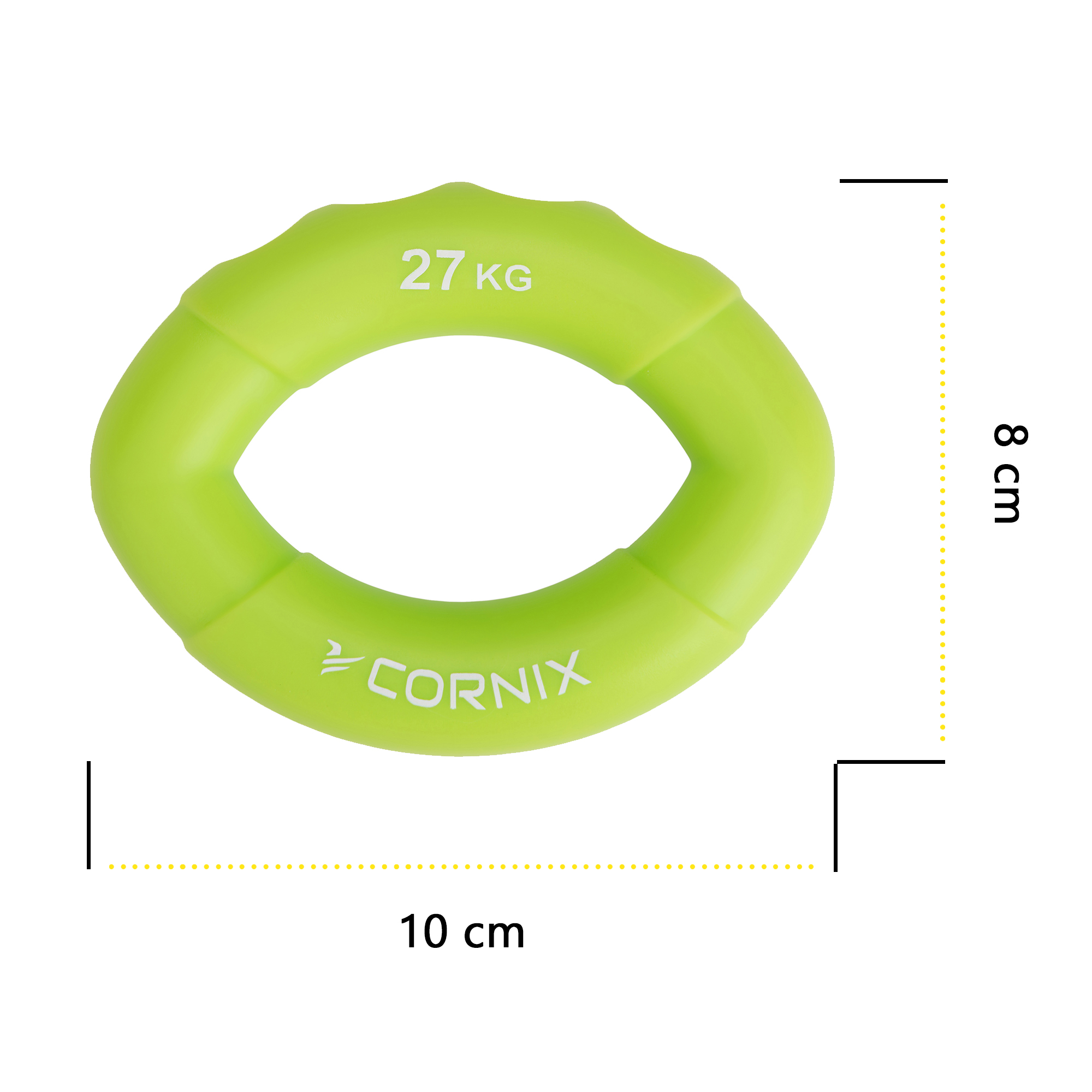 Еспандер кистьовий силіконовий Cornix 27 кг XR-0075 — мініатюра 7