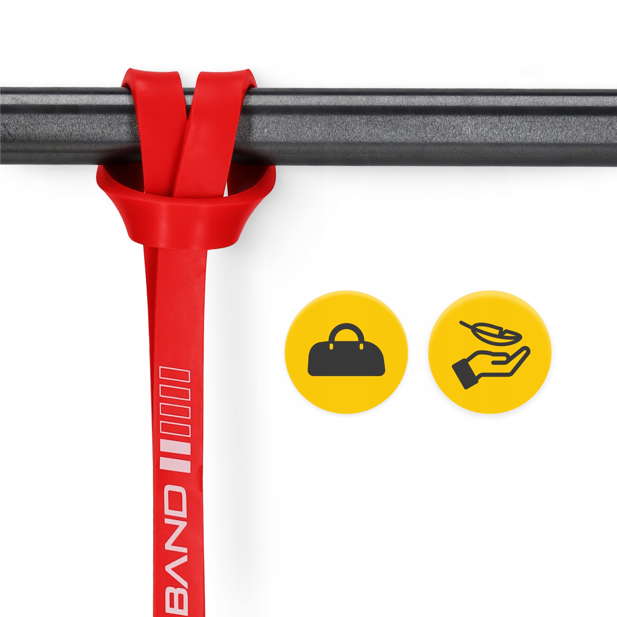Еспандер-петля 4FIZJO Power Band 13 мм 6-10 кг резина для фітнесу і спорту Red (P-5907222931059) — фото 5