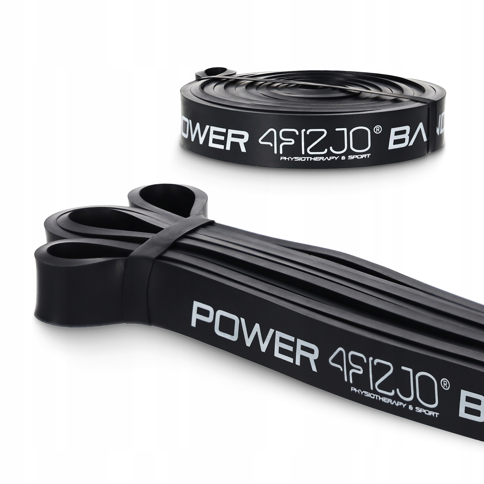 Еспандер-петля 4FIZJO Power Band 22 мм 12-17 кг резина для фітнесу і спорту Black (P-5907222931066) — фото 2