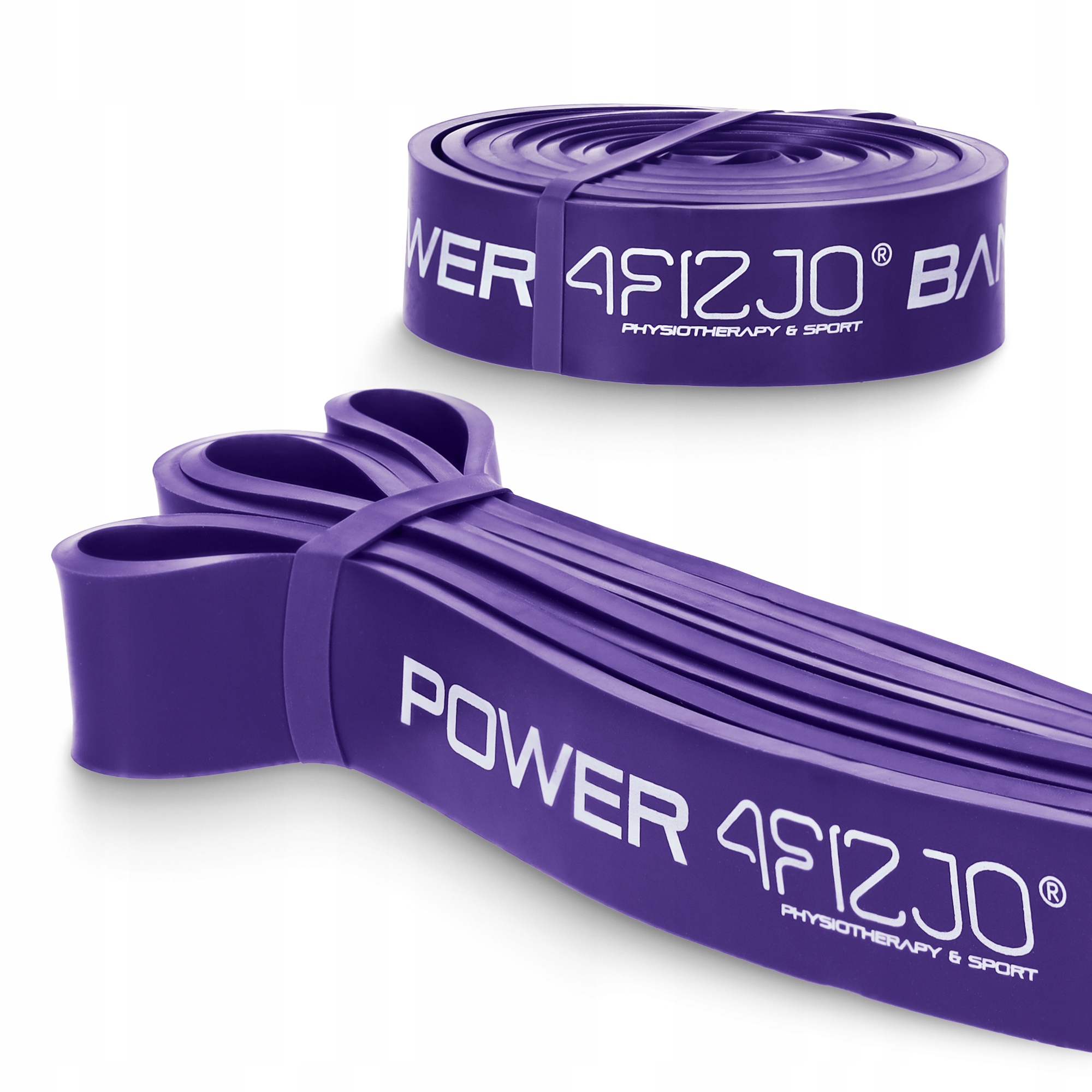 Еспандер-петля 4FIZJO Power Band 32 мм 17-26 кг резинка для фітнесу і спорту Violet (P-5907222931073) — мініатюра 10