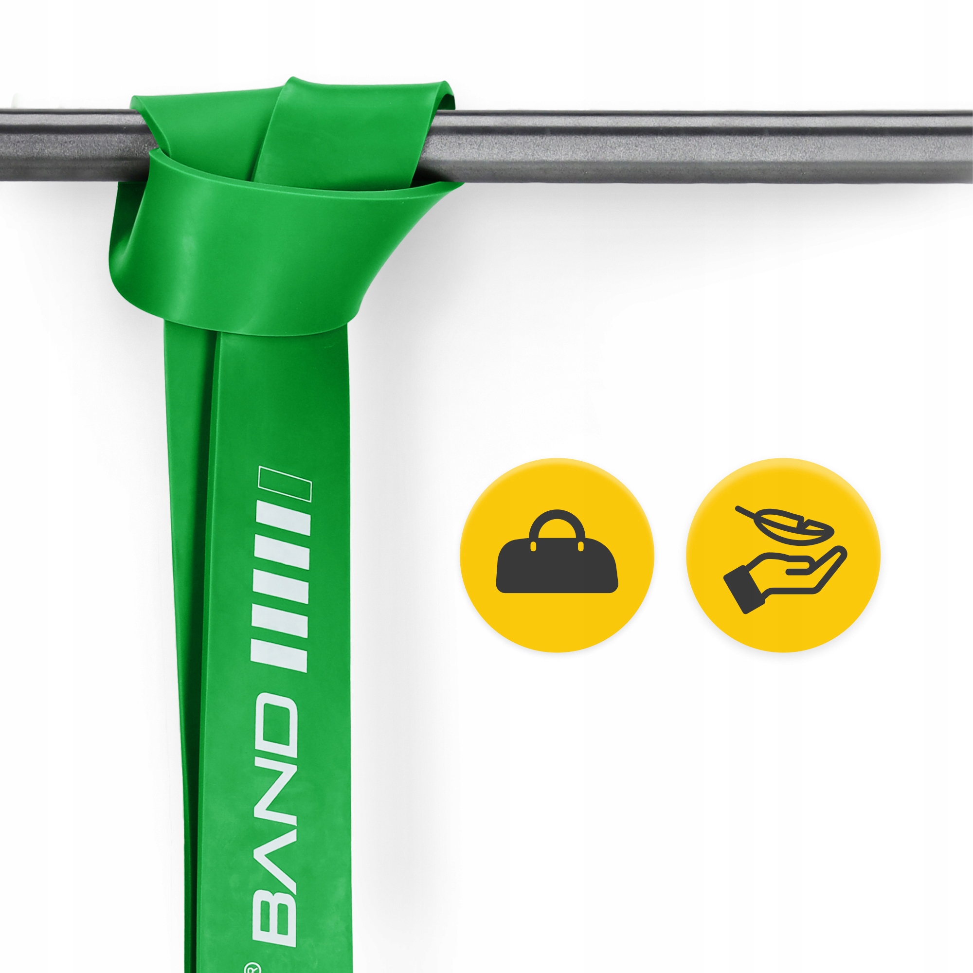 Еспандер-петля 4FIZJO Power Band 45 мм 26-36 кг резина для фітнесу і спорту Green (P-5907222931080) — фото 5