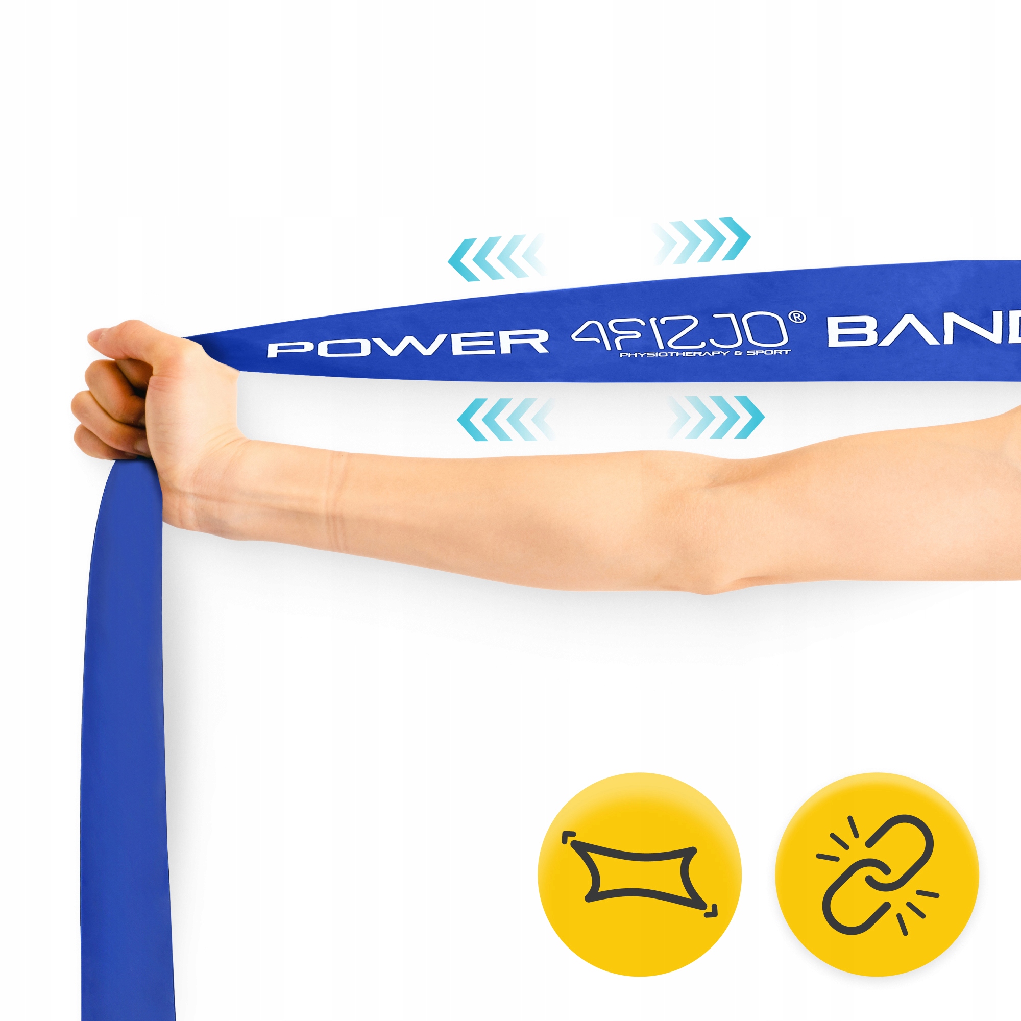 Еспандер-петля 4FIZJO Power Band 64 мм 36-46 кг резина для фітнесу і спорту Blue (P-5907222931097) — мініатюра 8