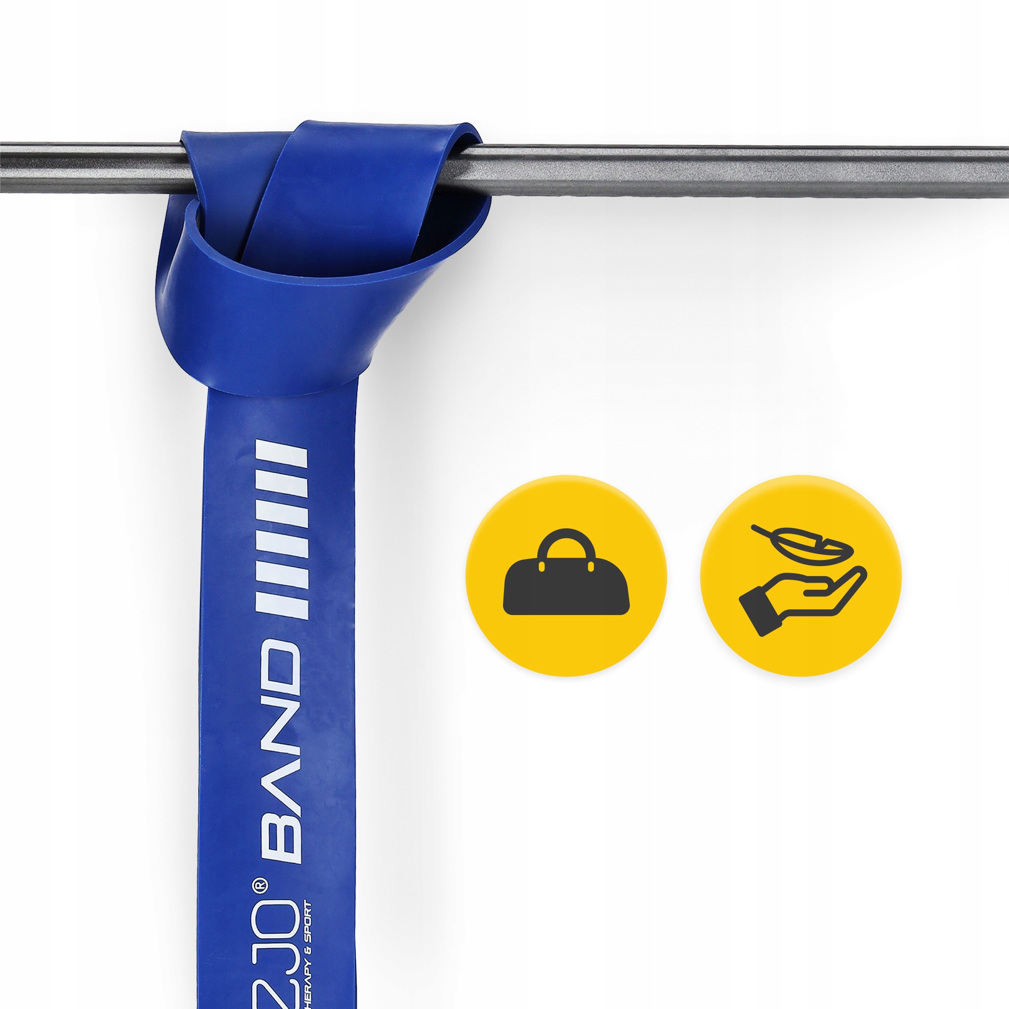 Еспандер-петля 4FIZJO Power Band 64 мм 36-46 кг резина для фітнесу і спорту Blue (P-5907222931097) — фото 2