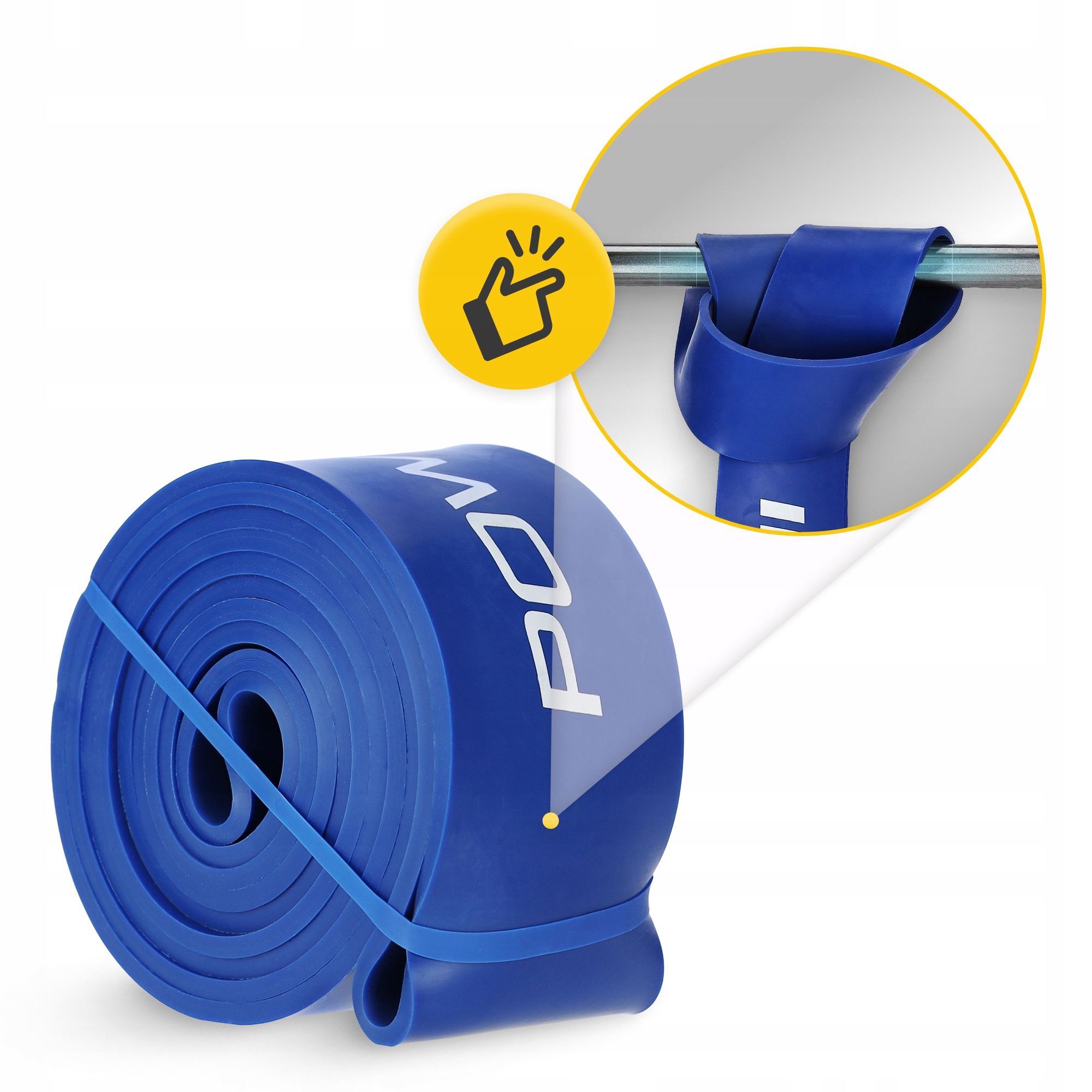 Еспандер-петля 4FIZJO Power Band 64 мм 36-46 кг резина для фітнесу і спорту Blue (P-5907222931097) — мініатюра 7
