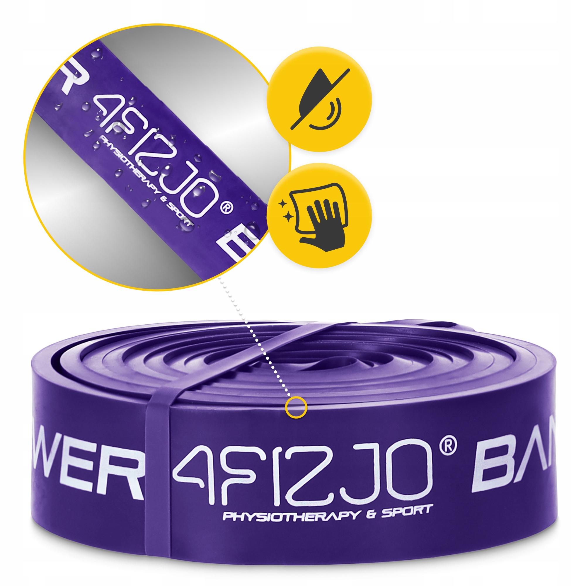 Еспандер-петля 4FIZJO Power Band 6-26 кг резина для фітнесу і спорту, набір 3 шт Mix (P-5907222931554) — фото 3