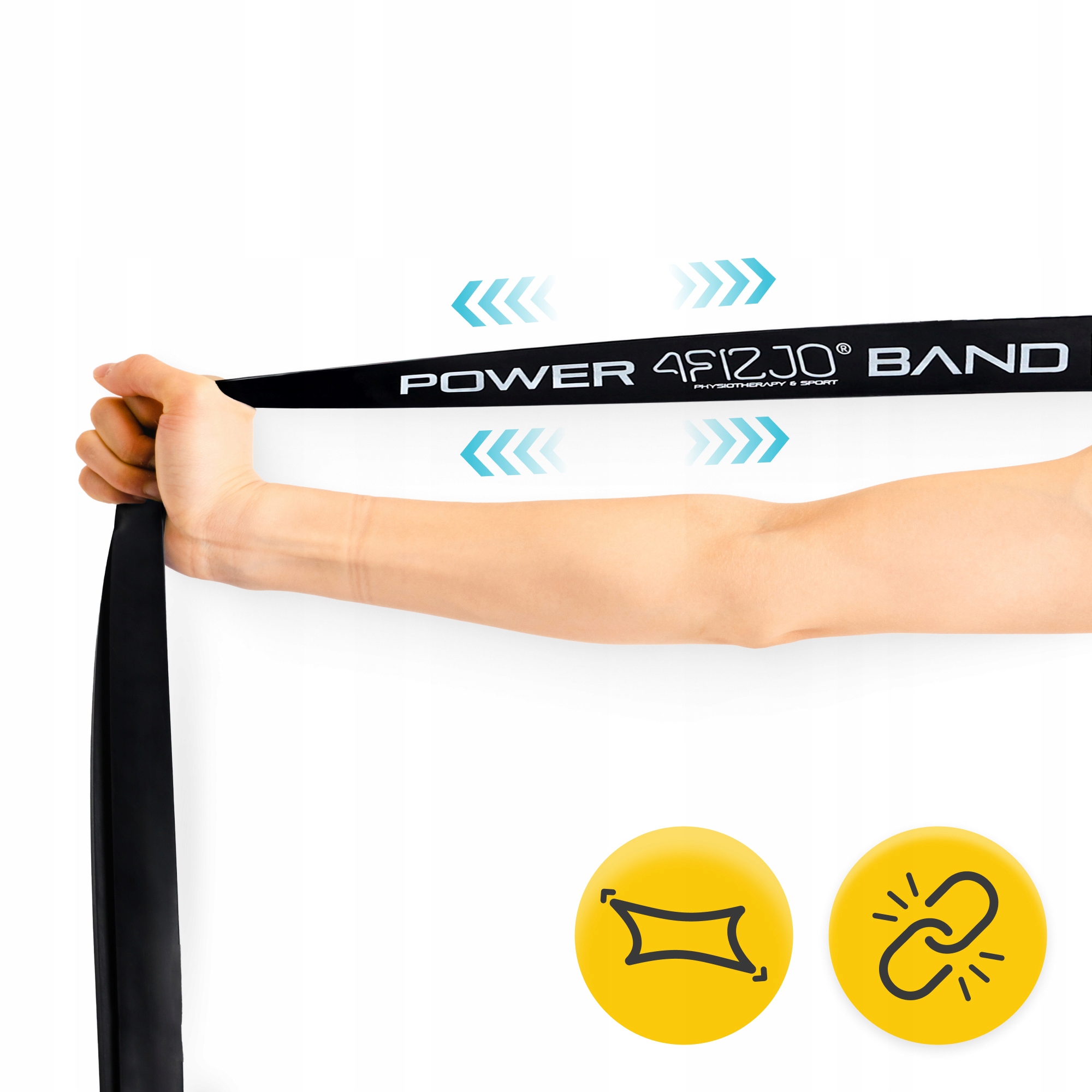 Еспандер-петля 4FIZJO Power Band 6-26 кг резина для фітнесу і спорту, набір 3 шт Mix (P-5907222931554) — фото 5