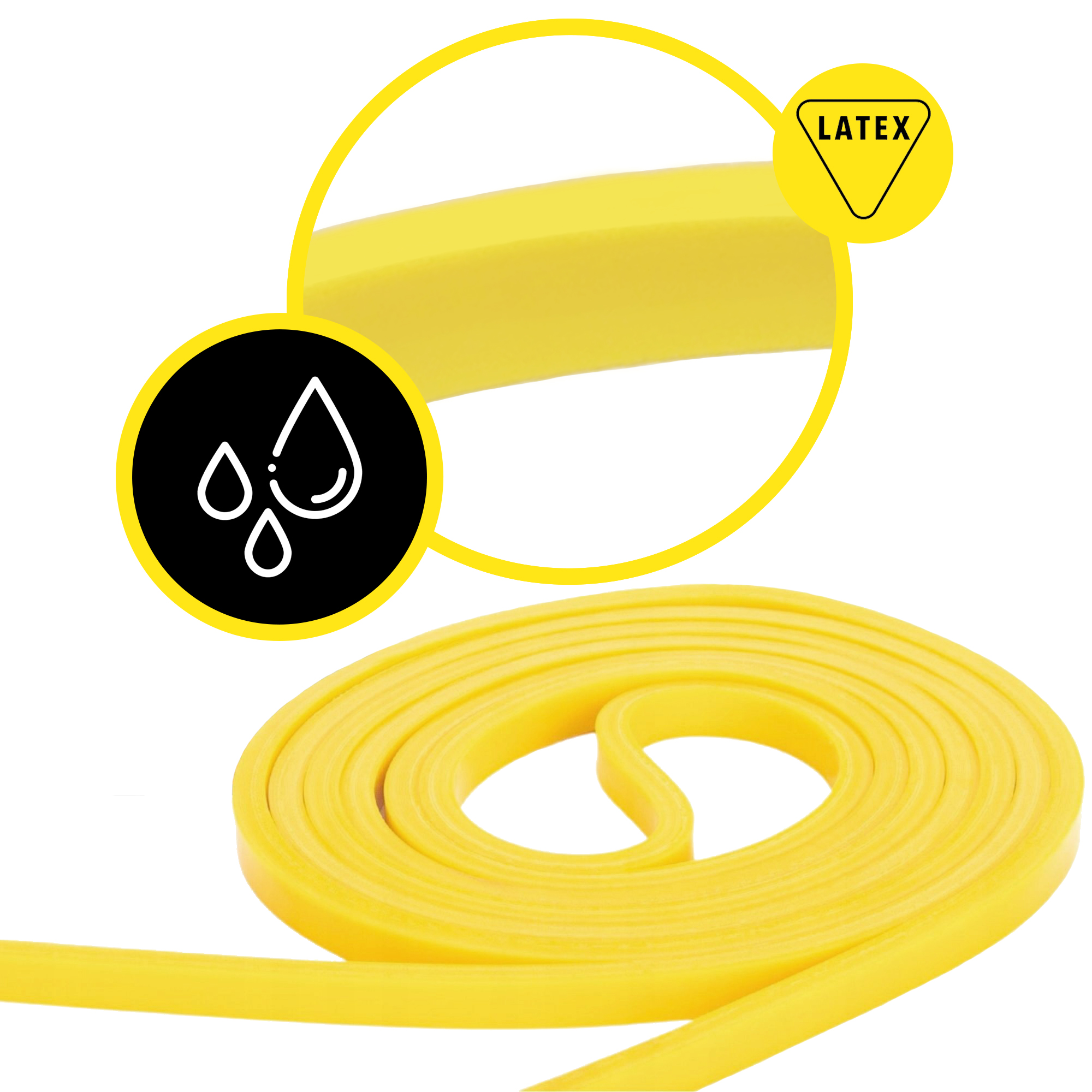 Еспандер-петля Cornix Power Band 6.4 мм 2-7 кг (резина для фітнесу та спорту) XR-0057 — мініатюра 7