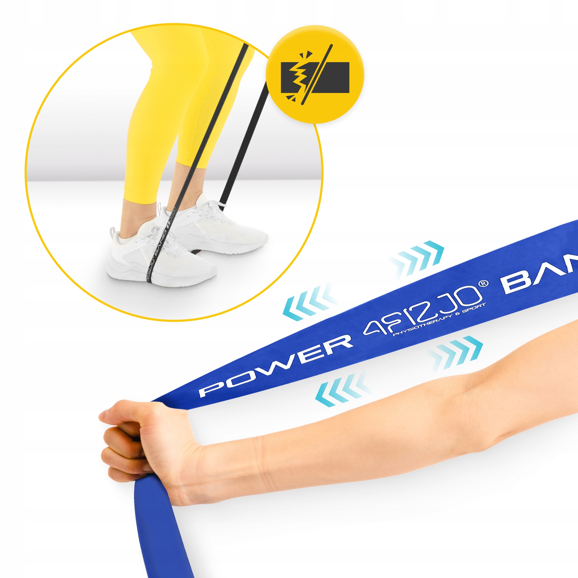 Еспандер-петля 4FIZJO Power Band 2-46 кг резина для фітнесу і спорту, набір 6 шт Mix (P-5907222931875) — мініатюра 6