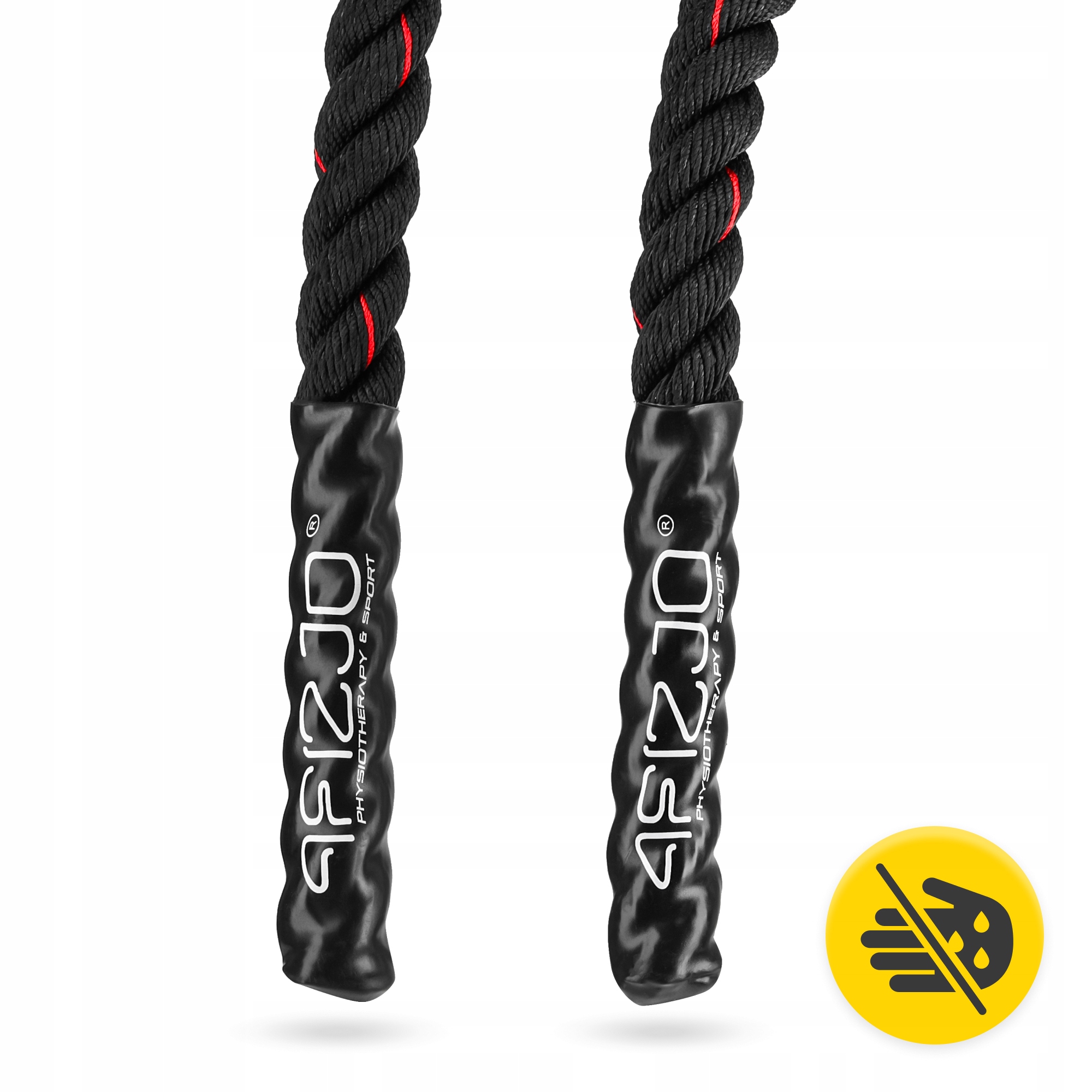 Канат тренувальний 4FIZJO Battle Rope 9 м для кросфіту Black (P-5907739312242)