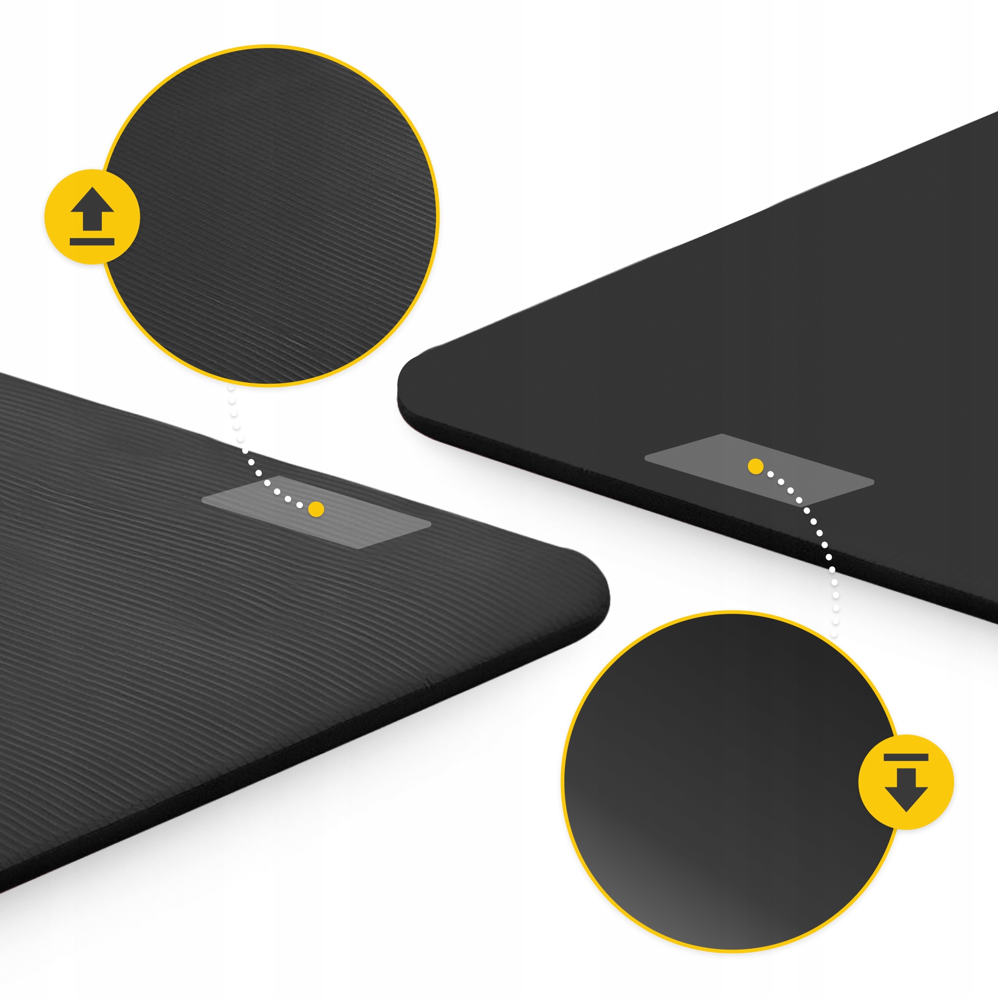 Килимок (мат) спортивний 4FIZJO NBR 180 x 60 x 1 см для йоги та фітнесу Black (P-5907222931462) — мініатюра 9