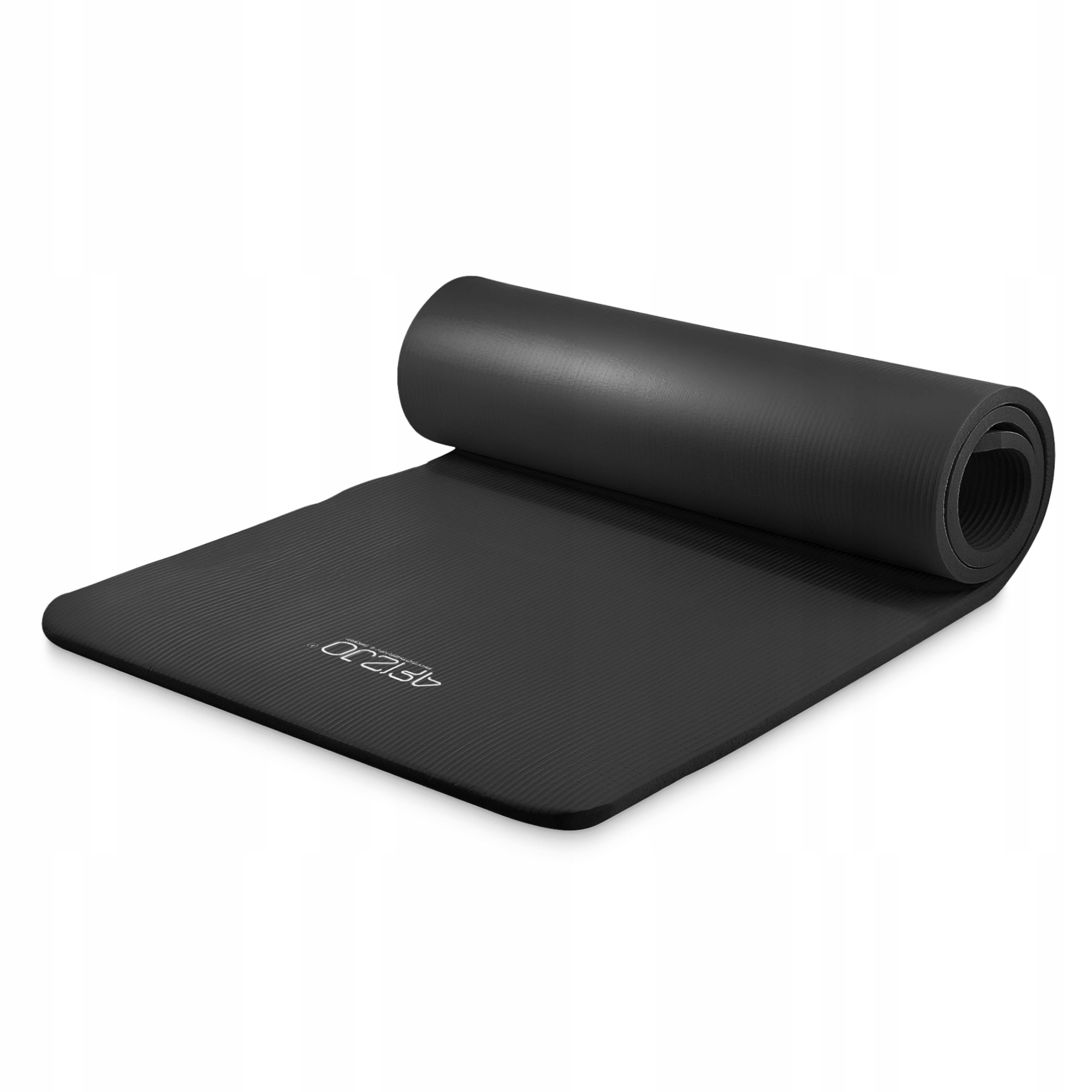 Килимок (мат) спортивний 4FIZJO NBR 180 x 60 x 1 см для йоги та фітнесу Black (P-5907222931462) — мініатюра 6