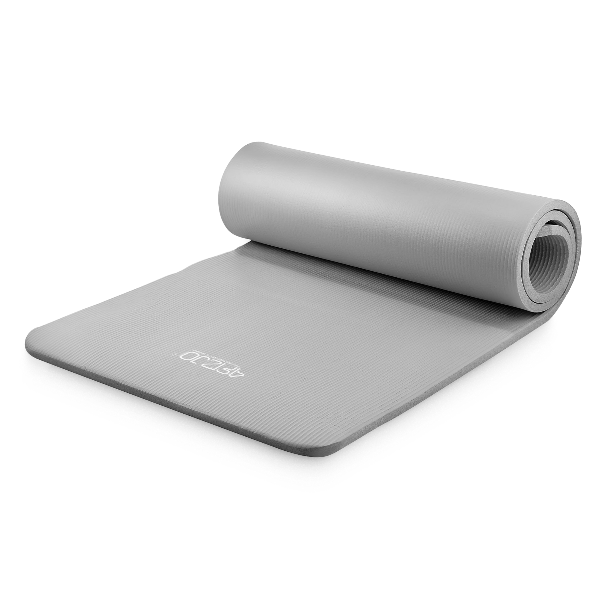 Килимок (мат) спортивний 4FIZJO NBR 180 x 60 x 1 см для йоги та фітнесу Grey (P-5907739317087) — мініатюра 6