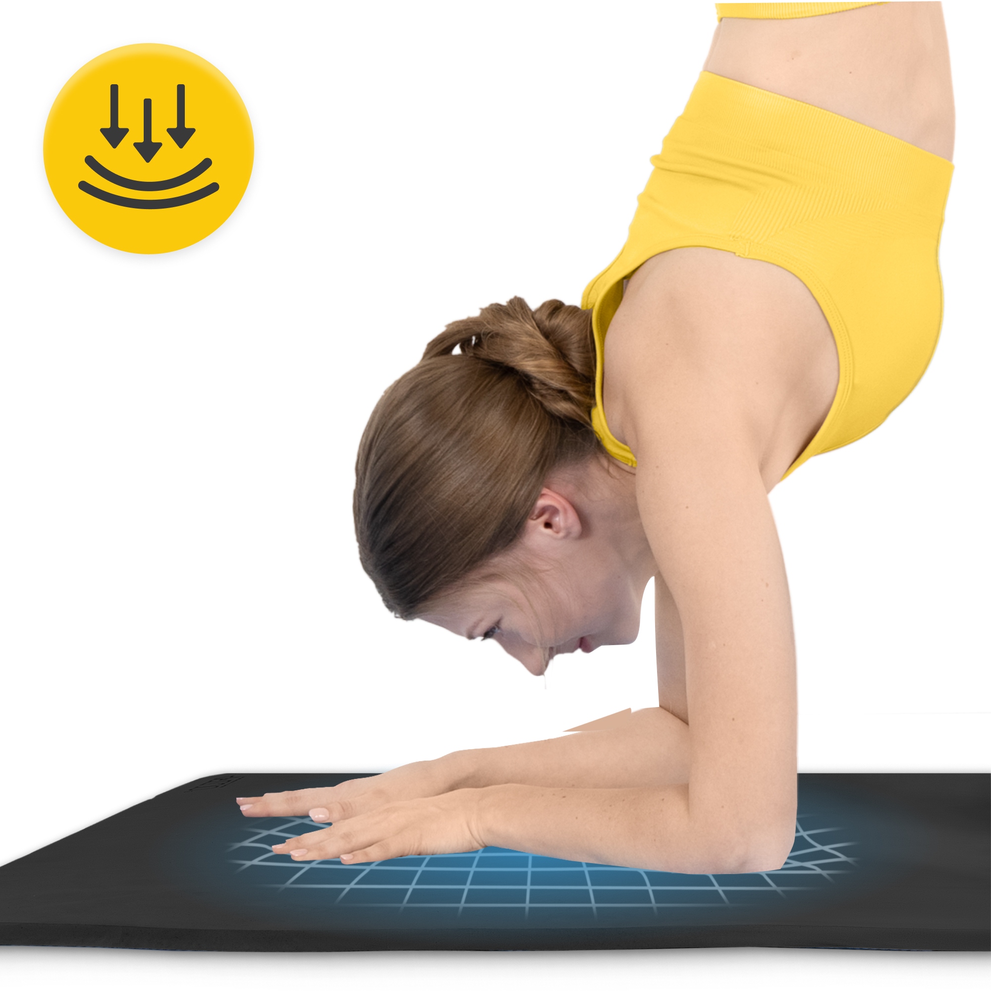 Килимок (мат) спортивний 4FIZJO TPE Gigant 200 x 125 x 2 см для йоги та фітнесу Black (P-5907739318992) — фото 5