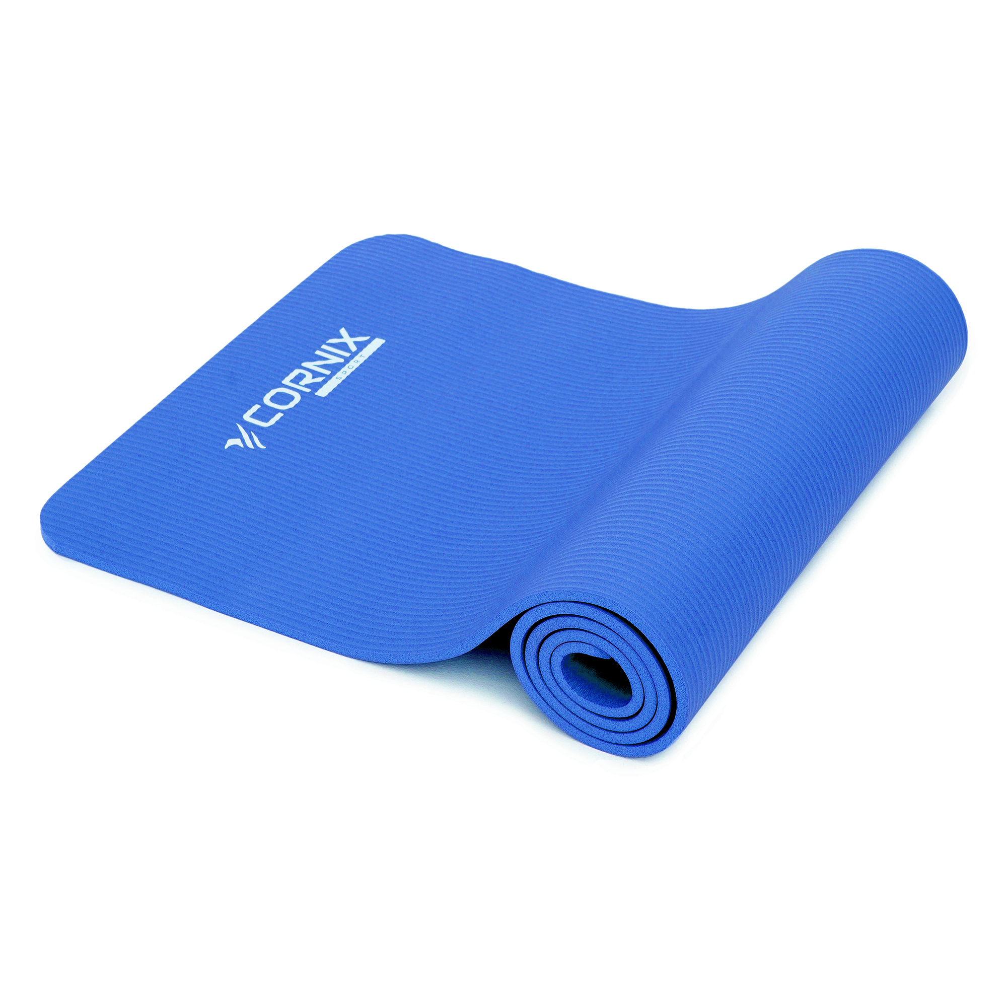 Килимок спортивний Cornix NBR 183 x 61 x 1 cм для йоги та фітнесу XR-0009 Blue — мініатюра 7