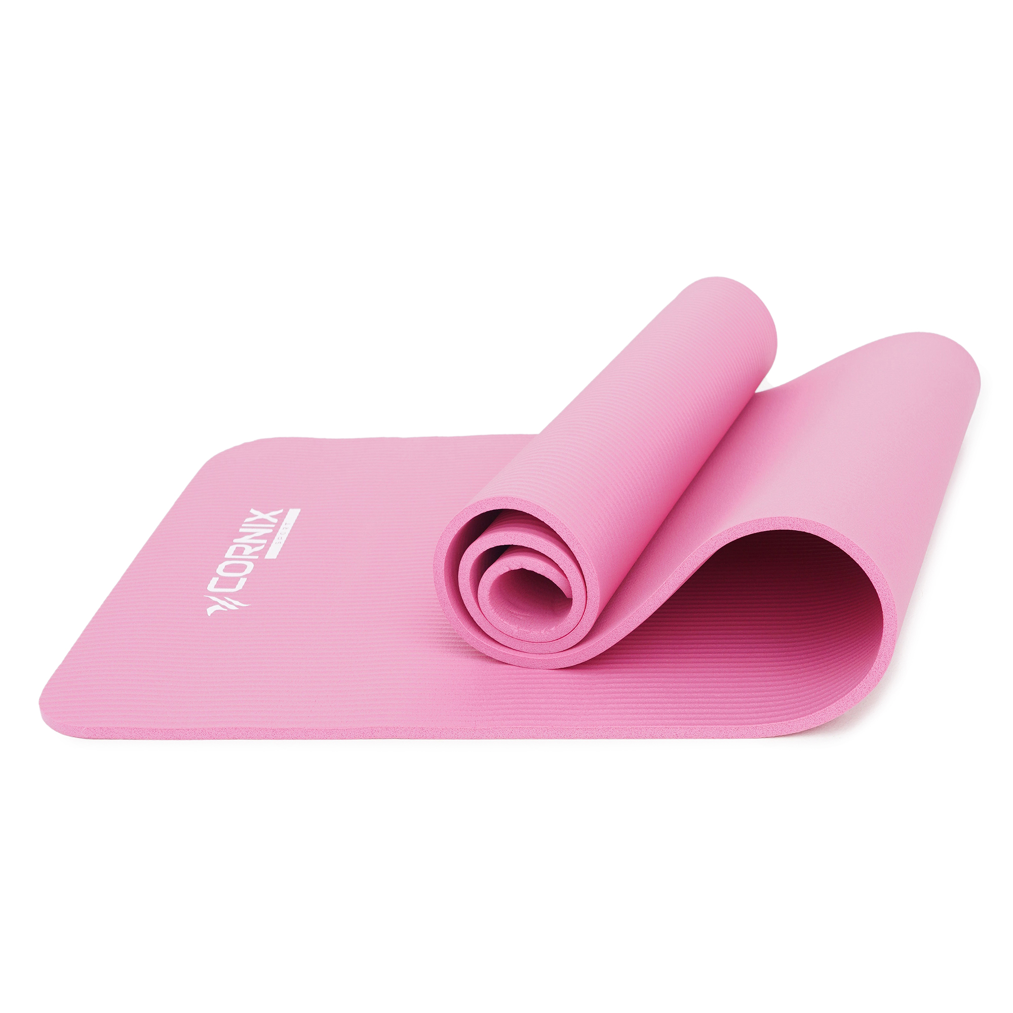 Килимок спортивний Cornix NBR 183 x 61 x 1 cм для йоги та фітнесу XR-0010 Pink — мініатюра 7