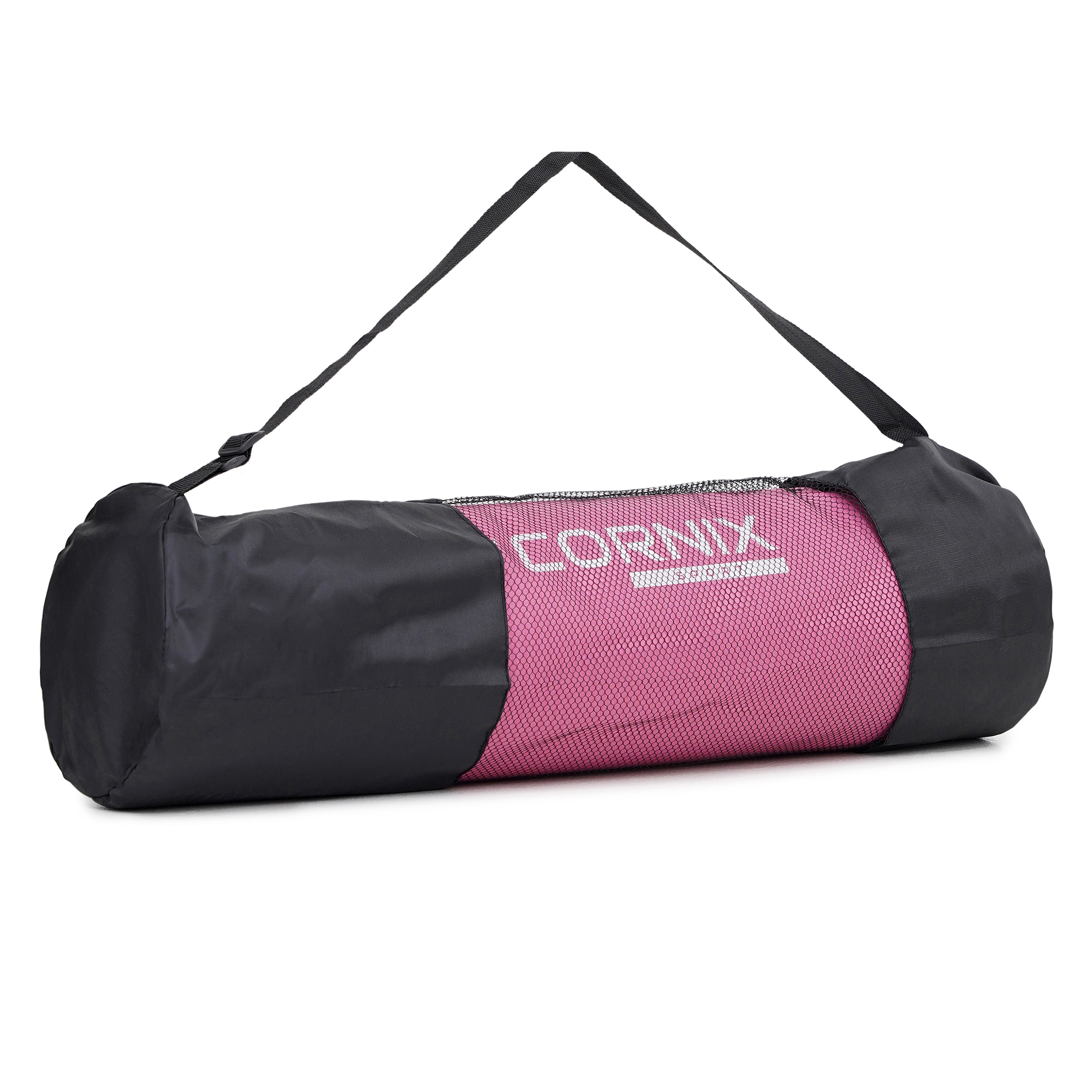 Килимок спортивний Cornix NBR 183 x 61 x 1 cм для йоги та фітнесу XR-0010 Pink — фото 5