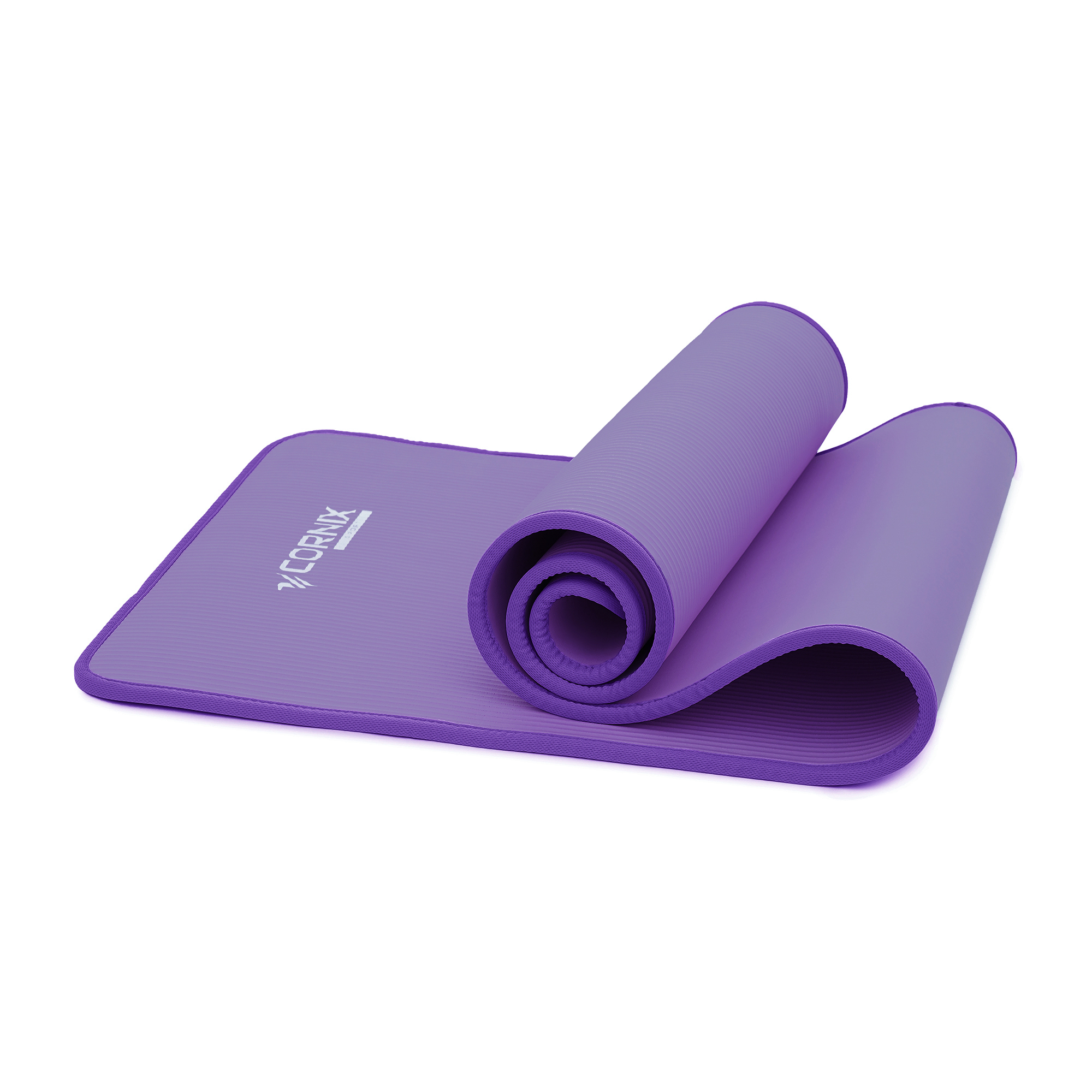Килимок спортивний Cornix NBR 183 x 61 x 1 cм для йоги та фітнесу XR-0093 Purple/Purple — фото 5