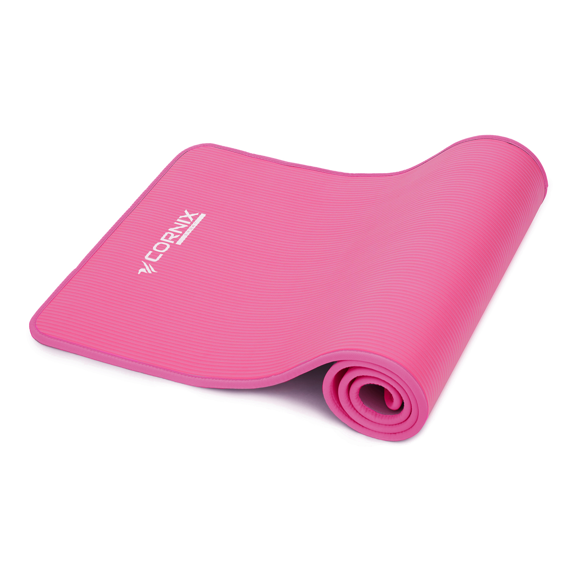 Килимок спортивний Cornix NBR 183 x 61 x 1 cм для йоги та фітнесу XR-0097 Pink/Pink — фото 4
