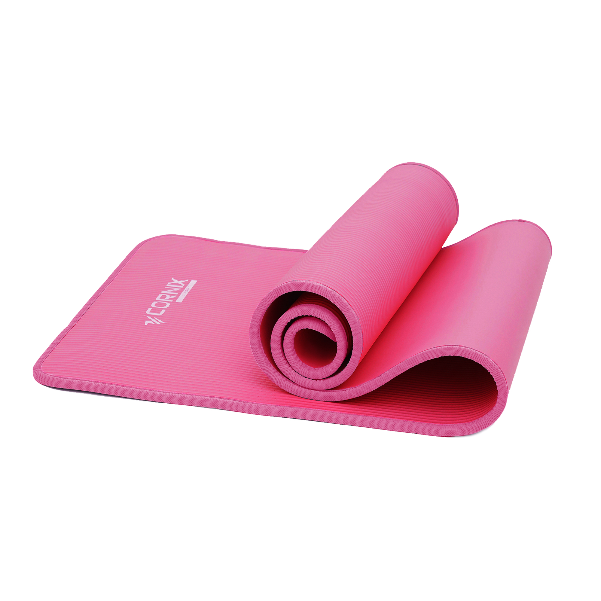 Килимок спортивний Cornix NBR 183 x 61 x 1 cм для йоги та фітнесу XR-0097 Pink/Pink — фото 3