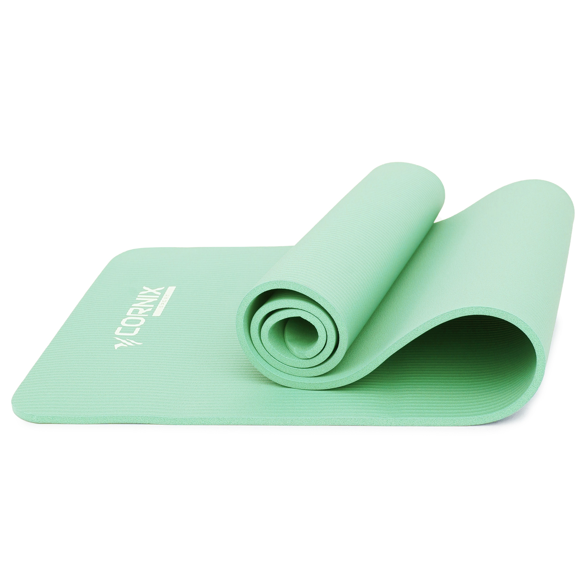 Килимок спортивний Cornix NBR 183 x 61 x 1 cм для йоги та фітнесу XR-0491 Light Green — мініатюра 7