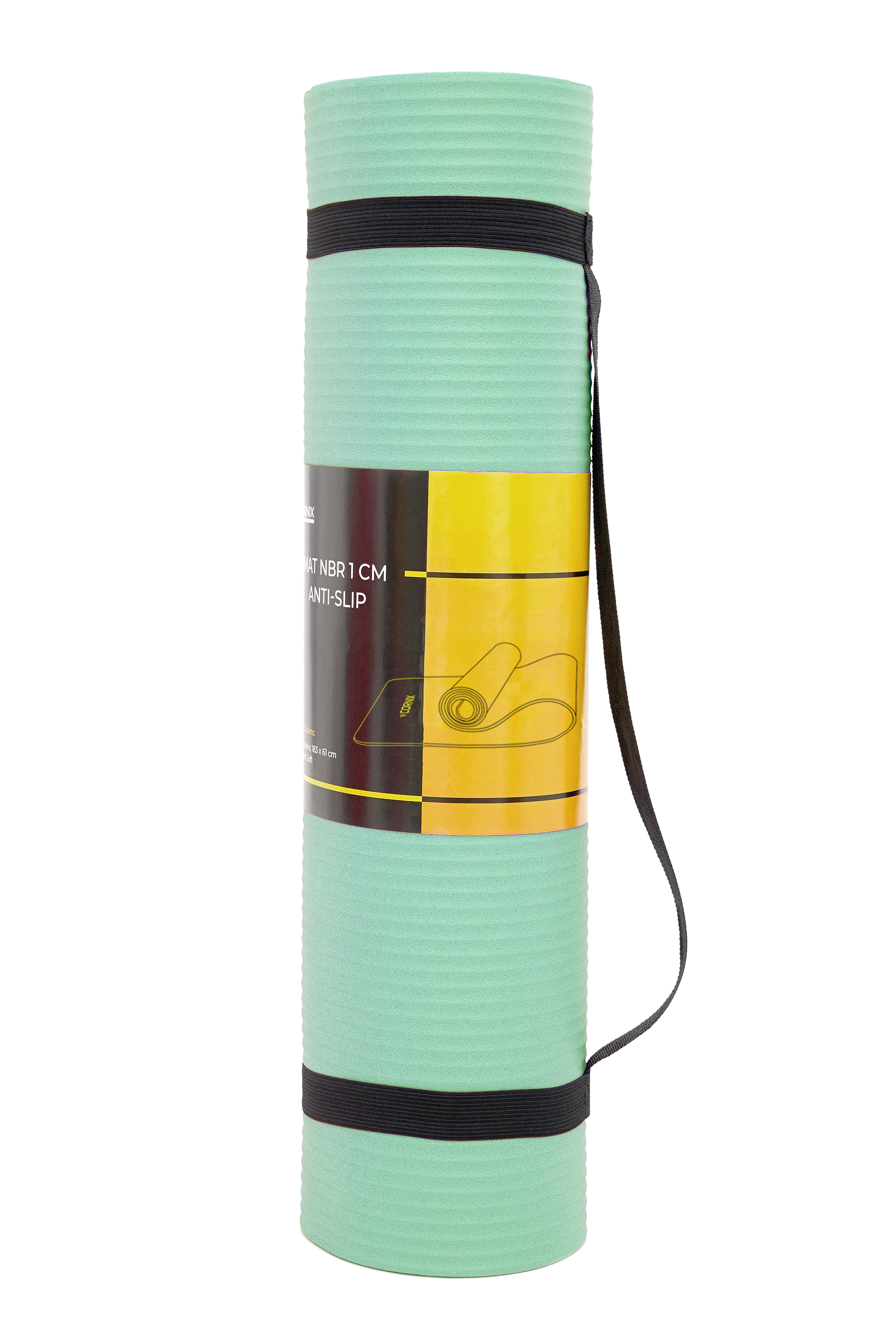 Килимок спортивний Cornix NBR 183 x 61 x 1 cм для йоги та фітнесу XR-0491 Light Green — фото 5
