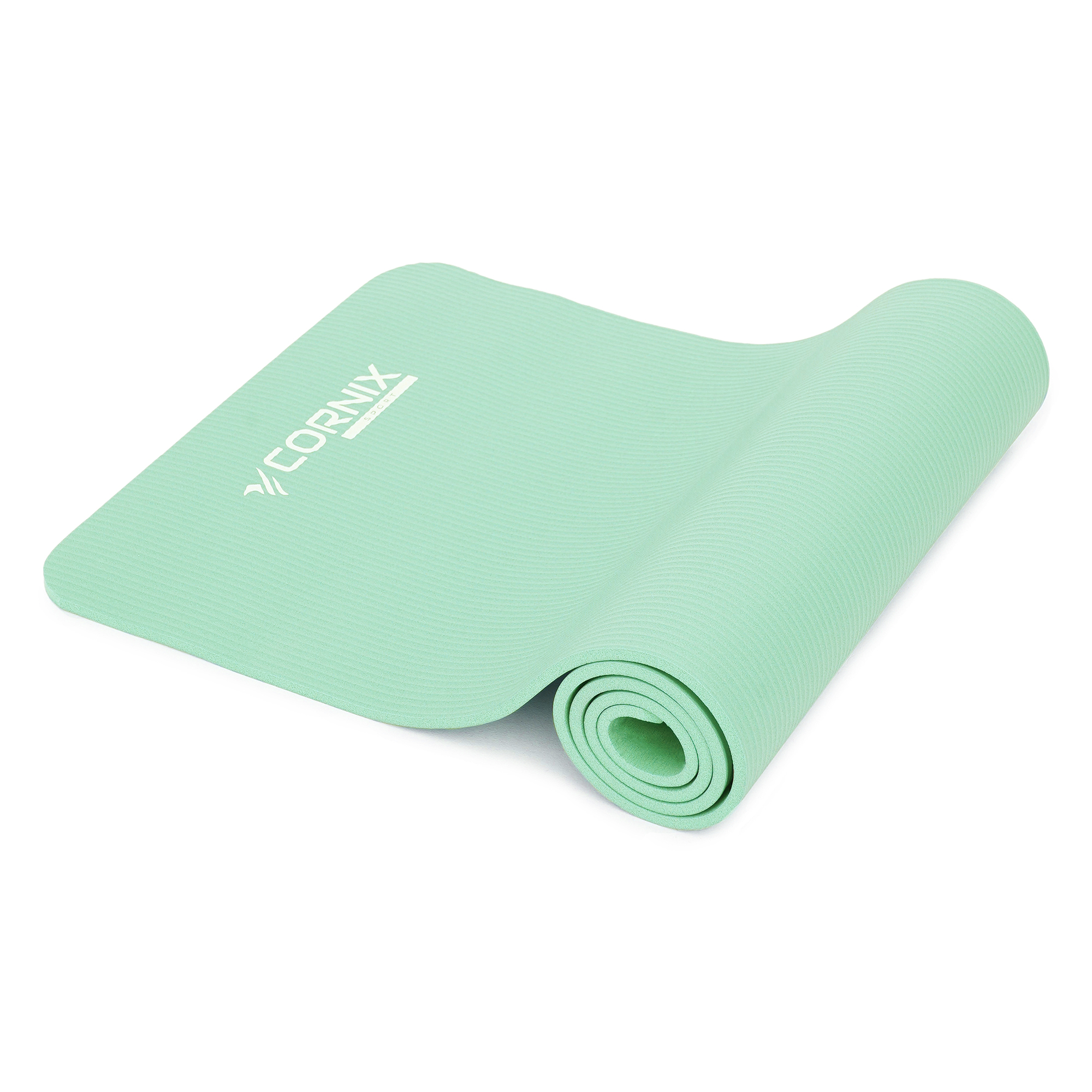Килимок спортивний Cornix NBR 183 x 61 x 1 cм для йоги та фітнесу XR-0491 Light Green — фото 4