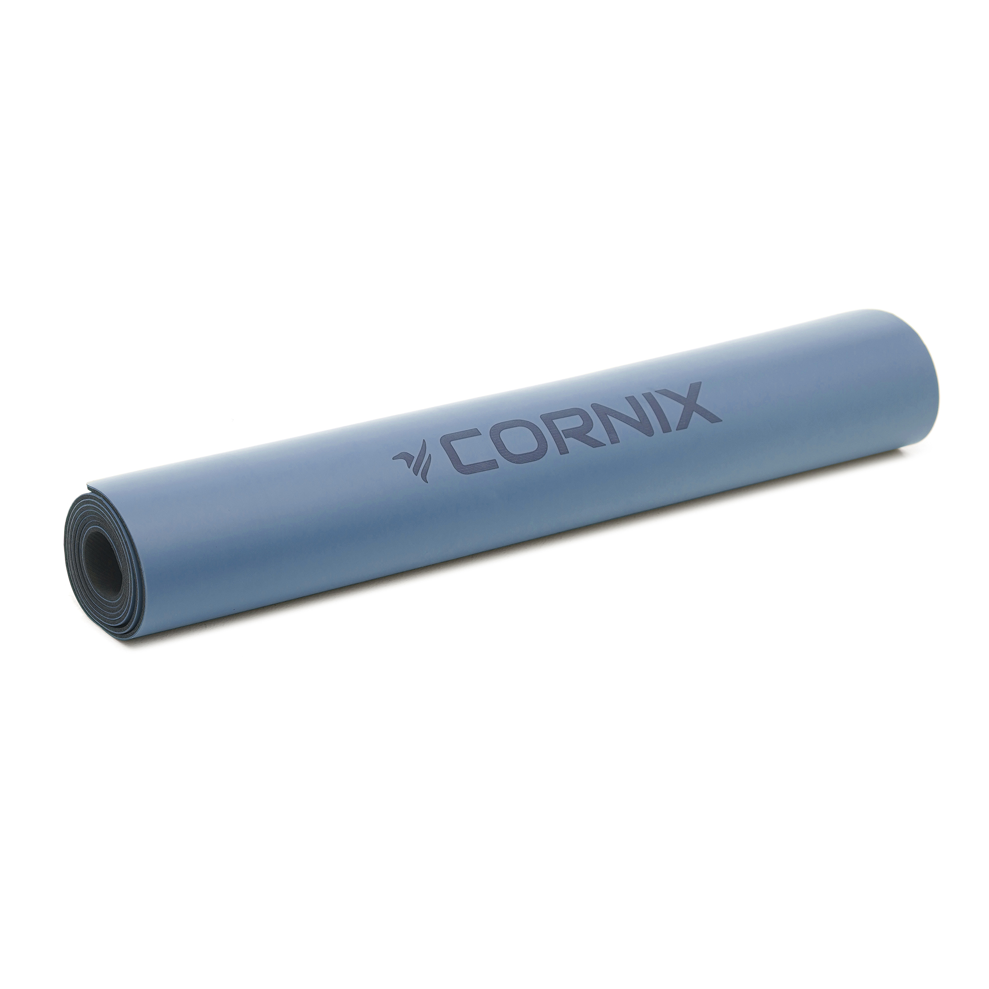Килимок спортивний Cornix PU 183 x 68 x 0.4 см для йоги та фітнесу XR-0319 Blue — мініатюра 6