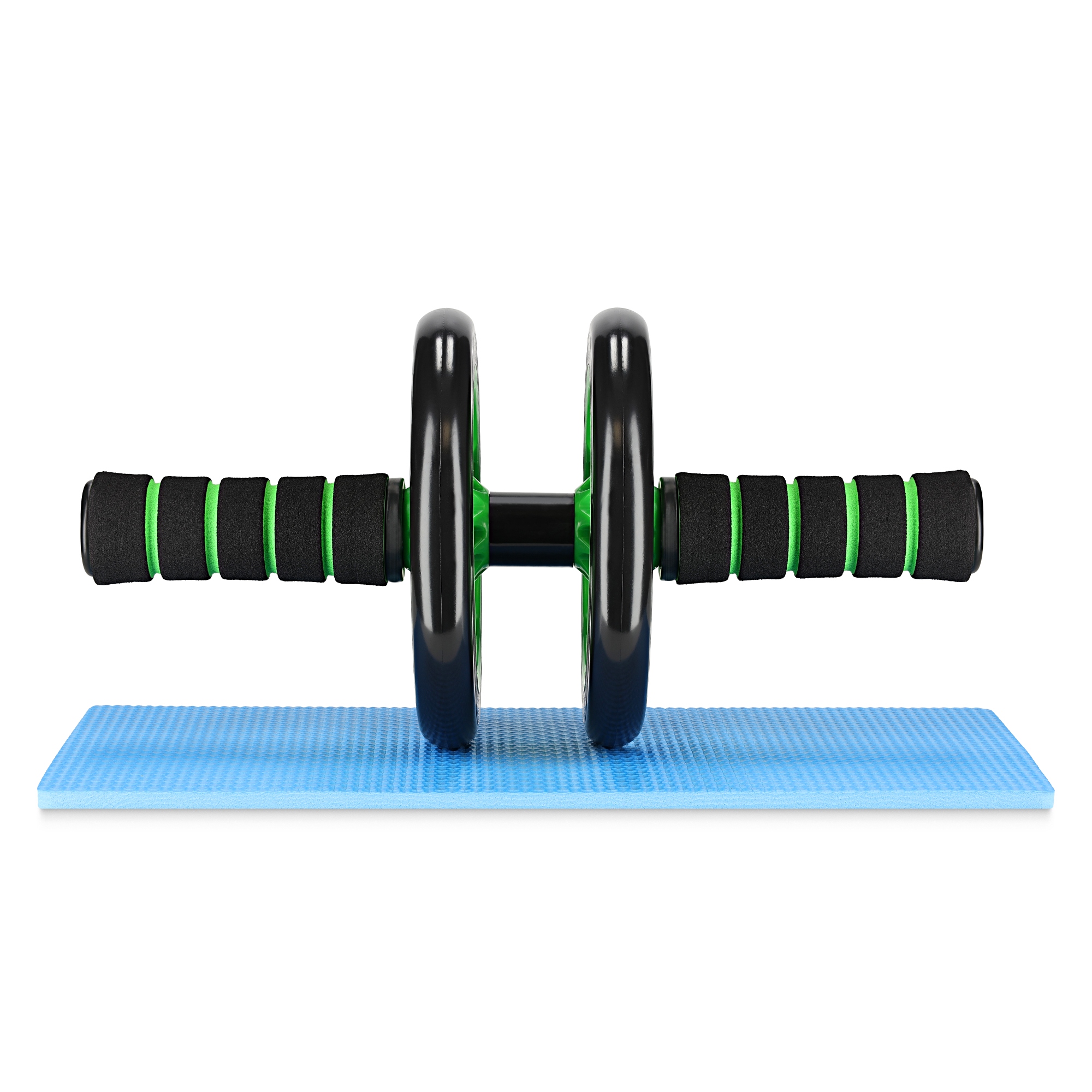 Ролик (гімнастичне колесо) для преса 4FIZJO Ab Wheel Black/Green (P-5907222931523) — мініатюра 9