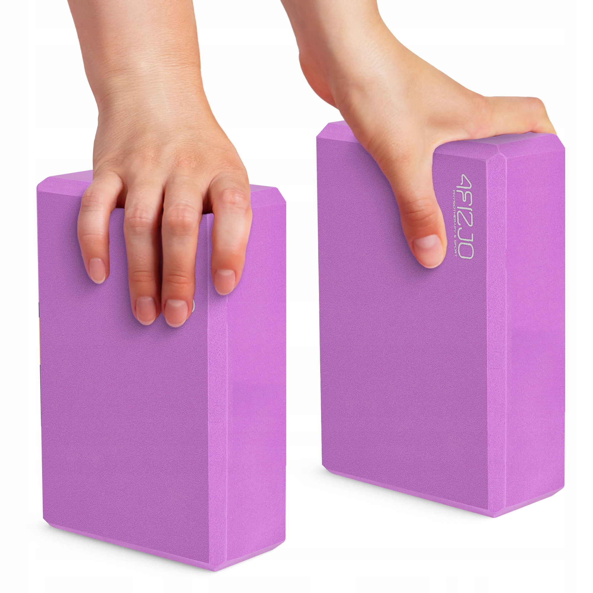 Блок для йоги 4FIZJO 23 x 15 x 7.6 см Purple (P-5907739312679) — мініатюра 7