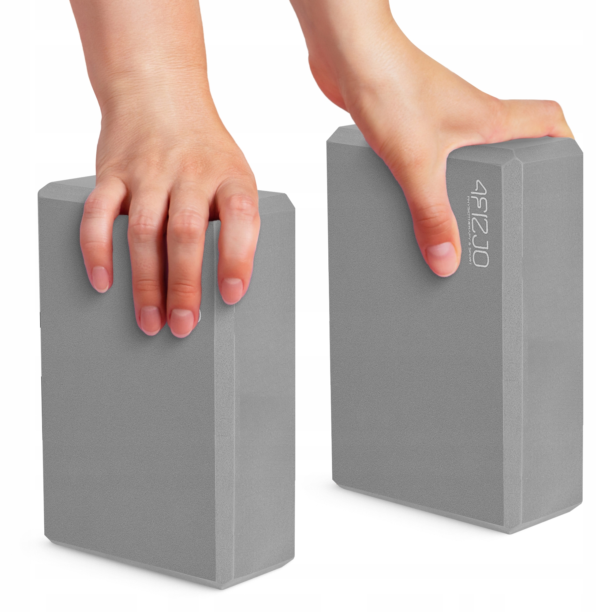 Блок для йоги 4FIZJO 23 x 15 x 7.6 см Grey (P-5907739311221) — мініатюра 8