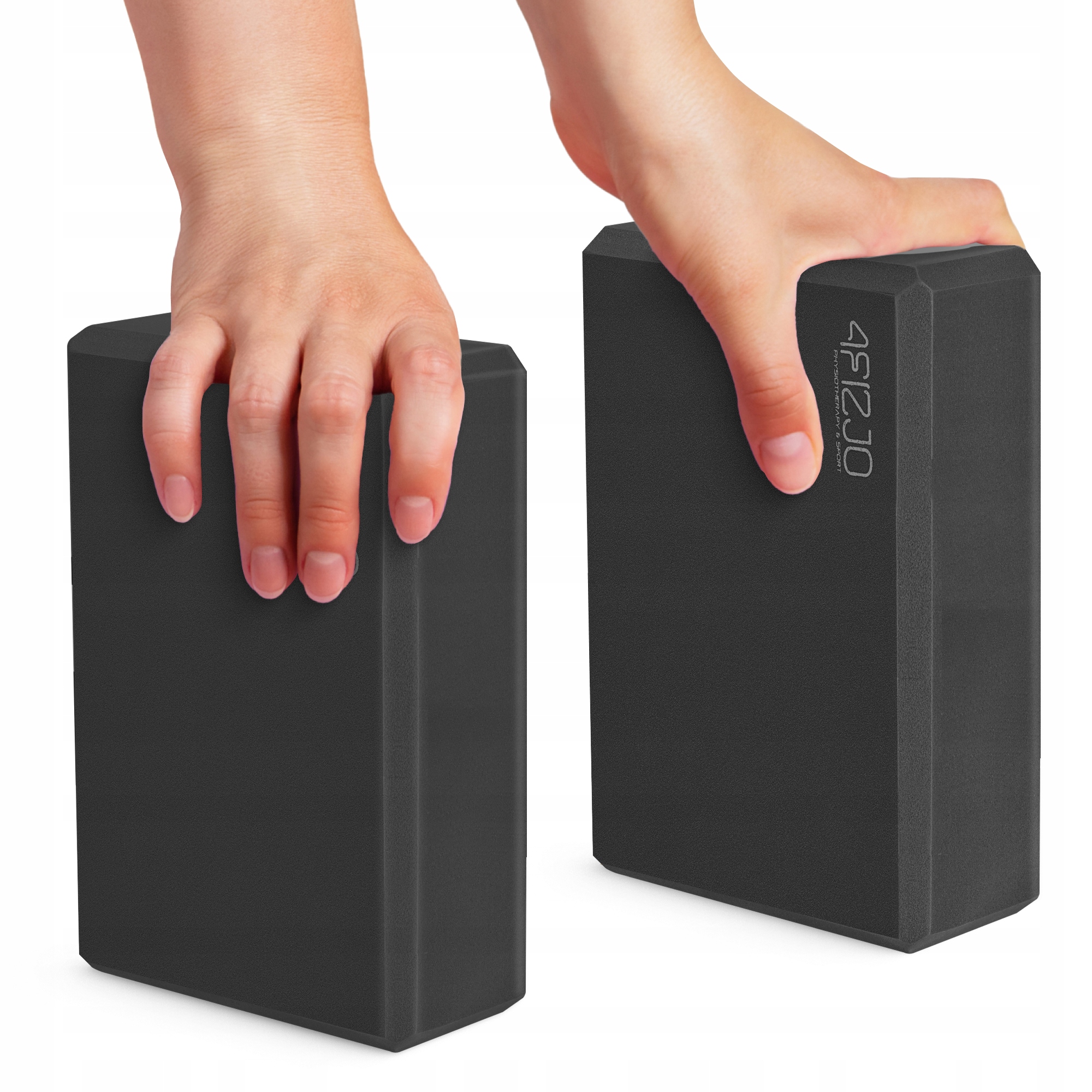 Блок для йоги 4FIZJO 23 x 15 x 7.6 см Black (P-5907222931387) — мініатюра 6
