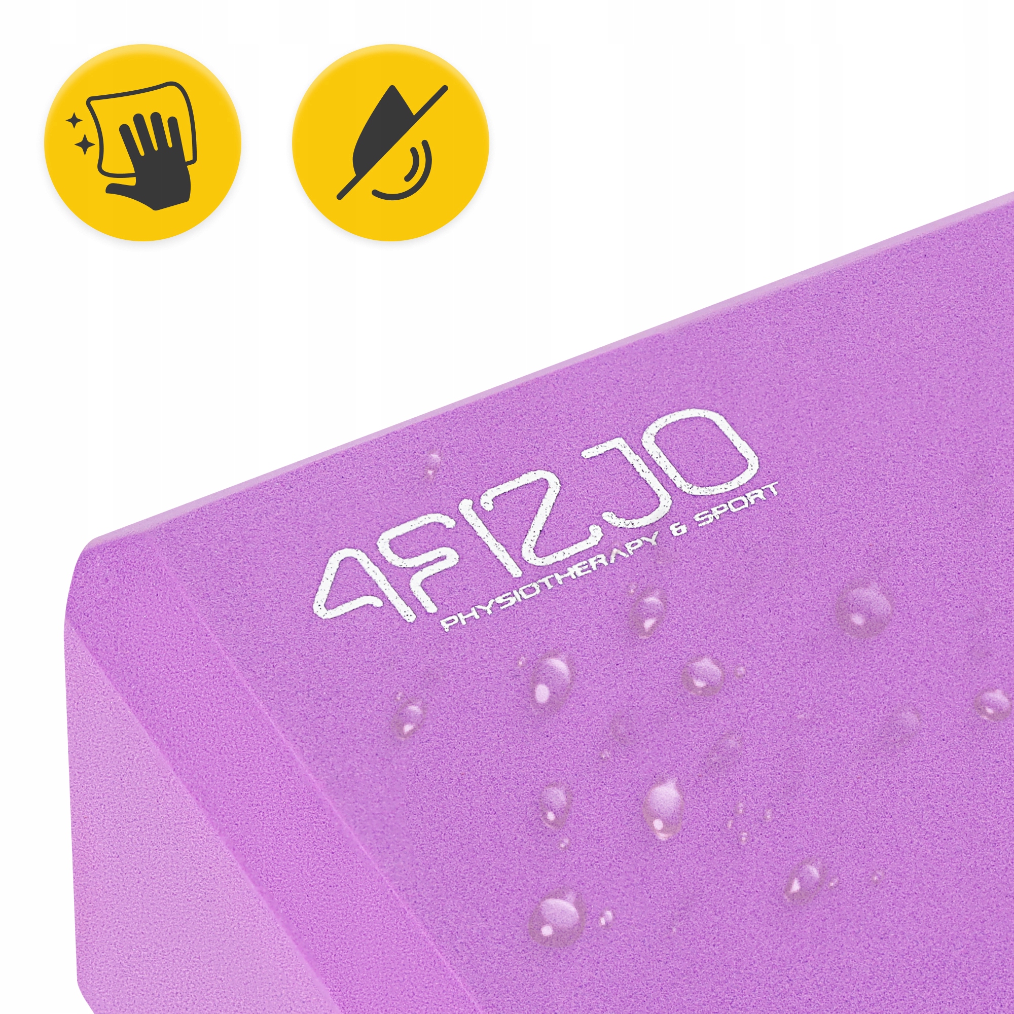 Блок для йоги 4FIZJO 23 x 15 x 7.6 см Purple (P-5907739312679) — мініатюра 8